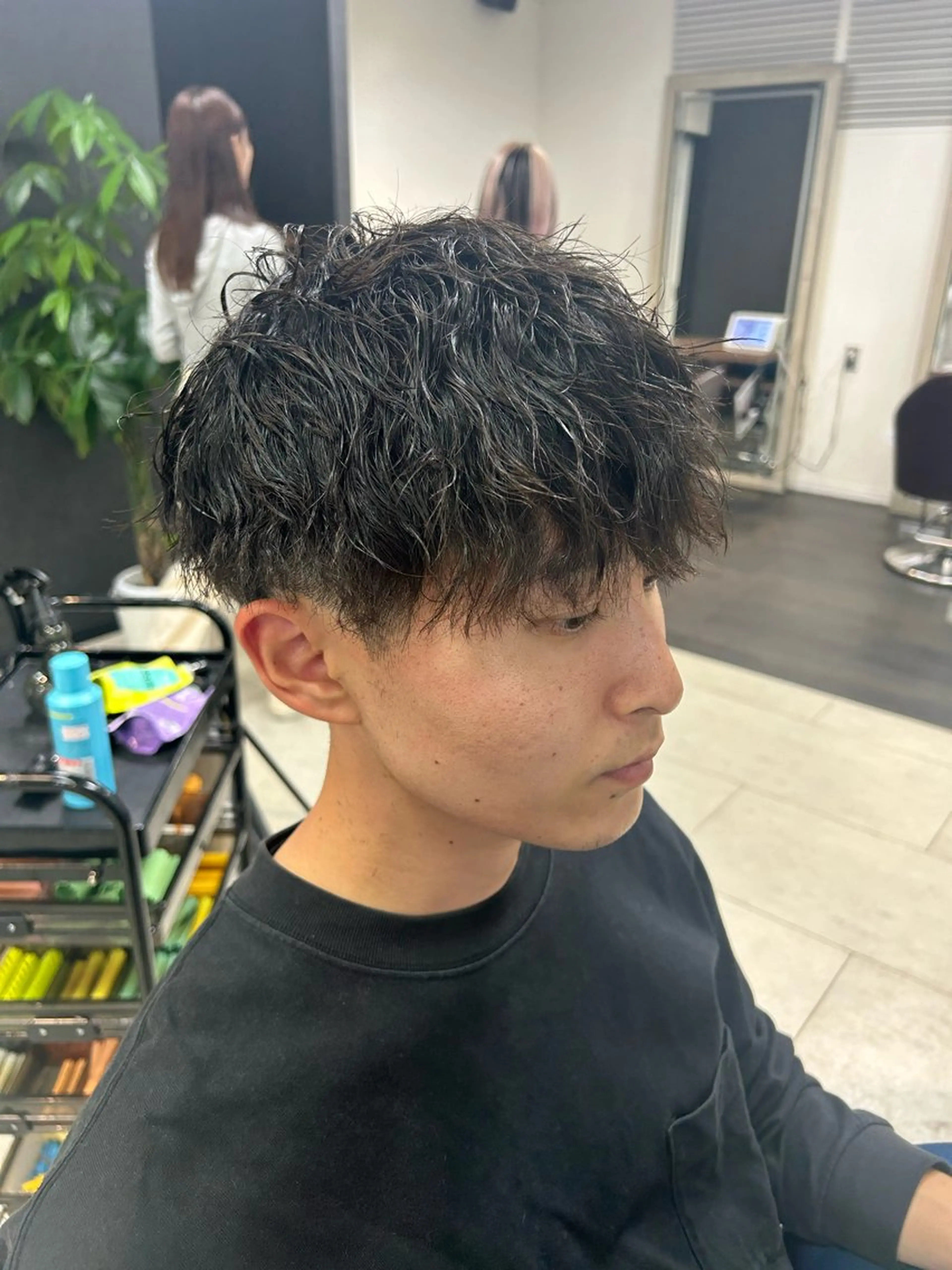 パーマ メンズ カット パーマ メンズパーマの達人 /タカシマ　ダイスケのヘアスタイル