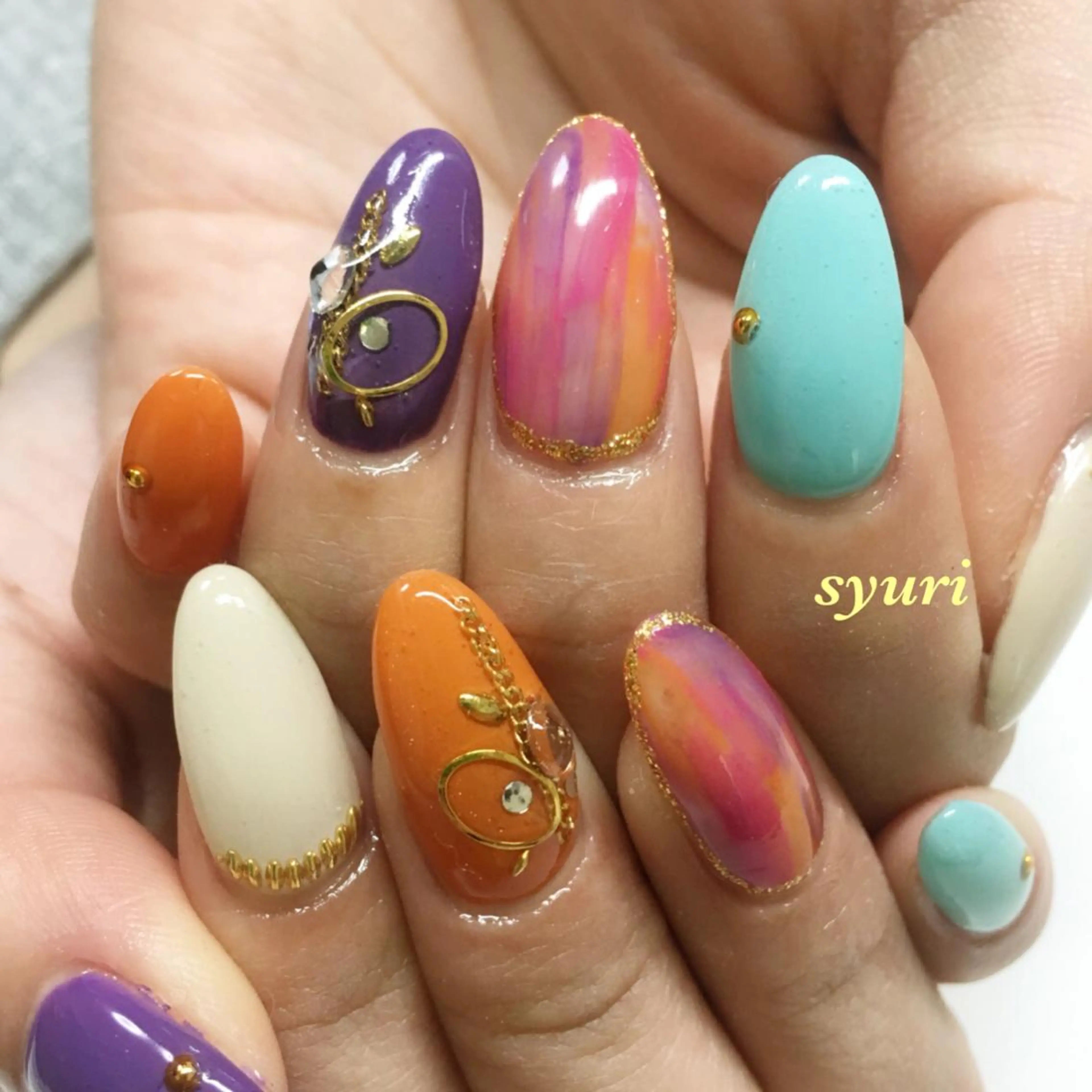 ネイル ハンドネイル syuri nailのネイルデザイン