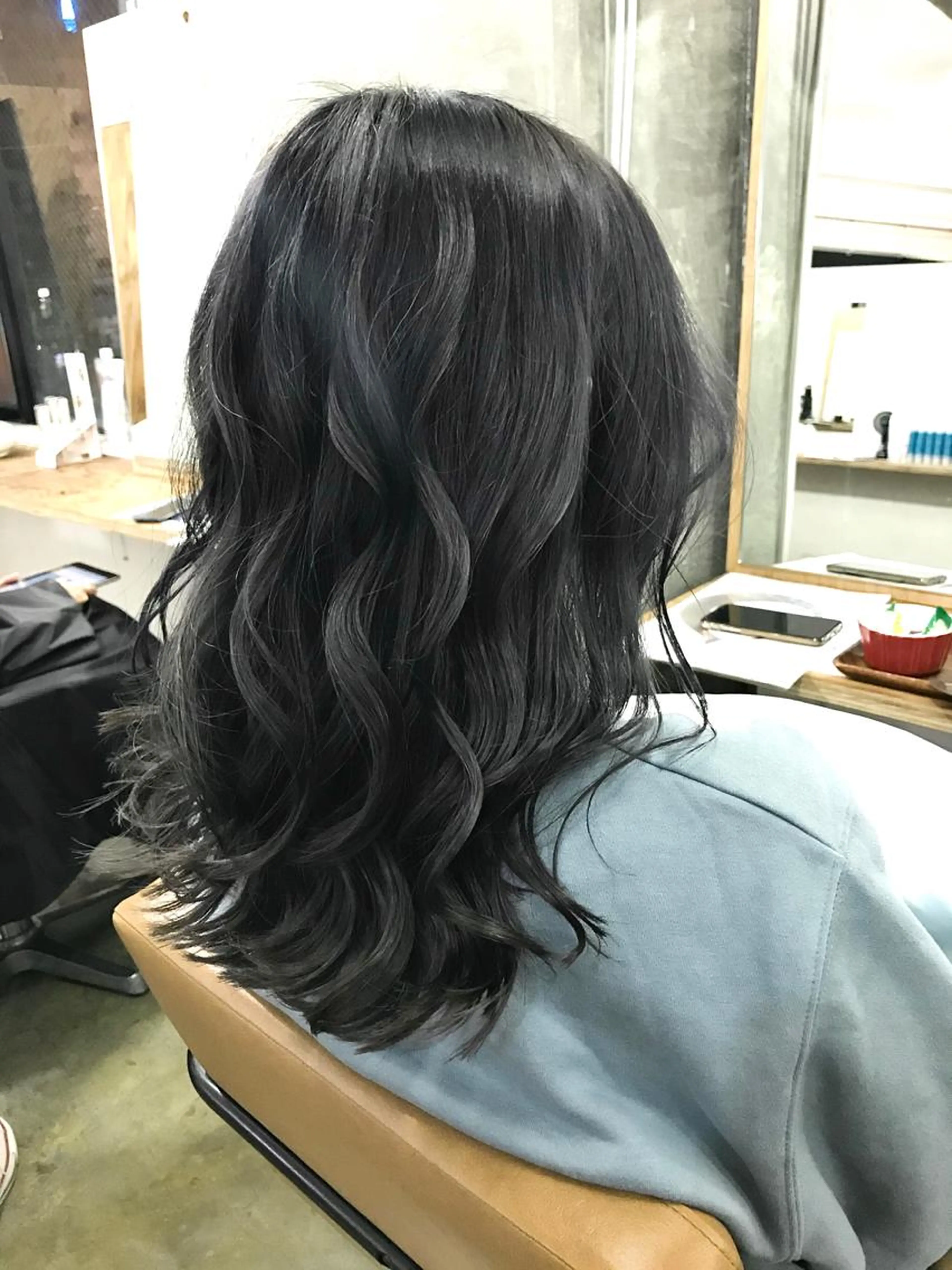 🎀ベーシックコース🎀小顔カット＋カスタムケアカラー＋マスクスチームケアtr¥6990の写真