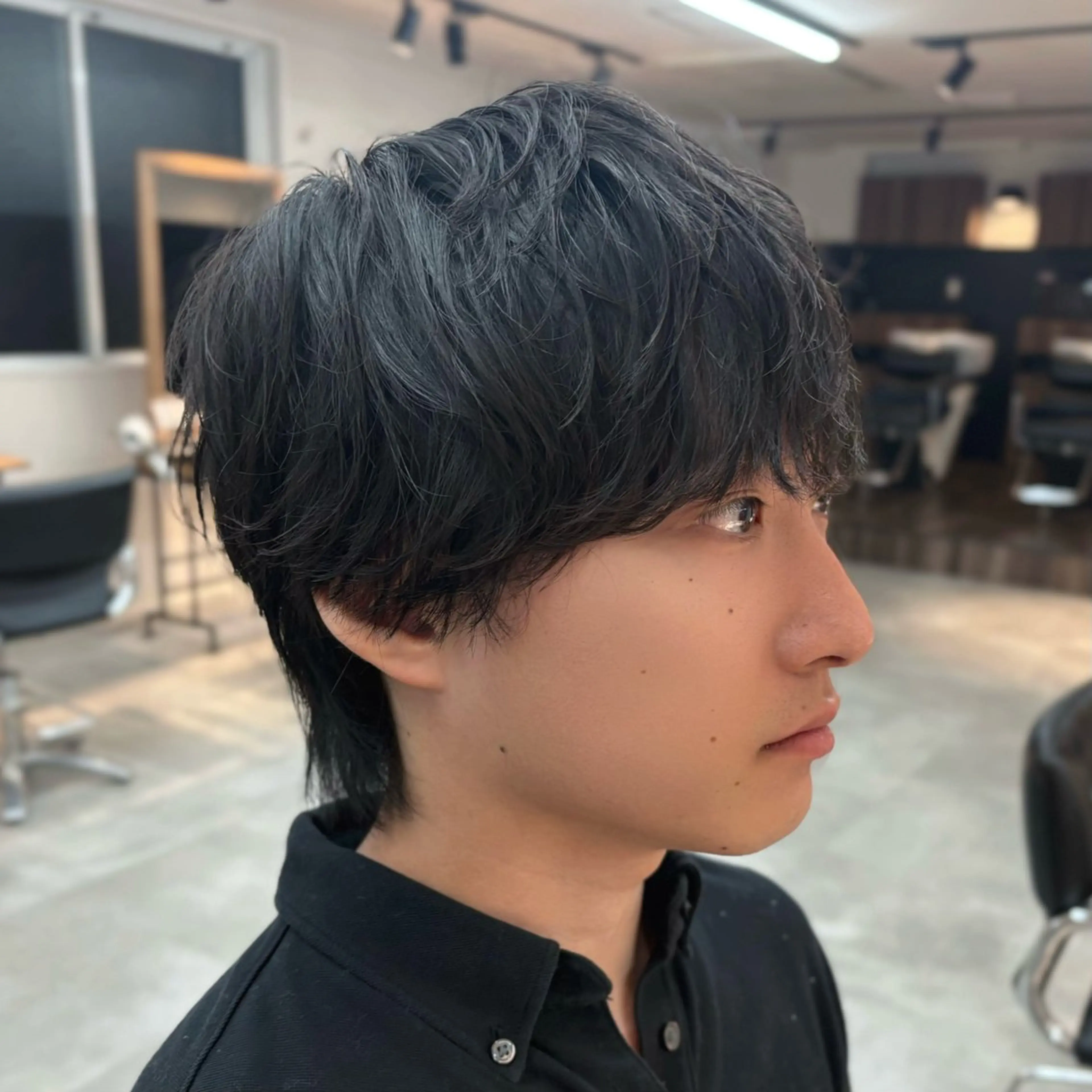 カット＋シャドウパーマ【MEN'S/韓国/千葉駅/メンズ】の写真