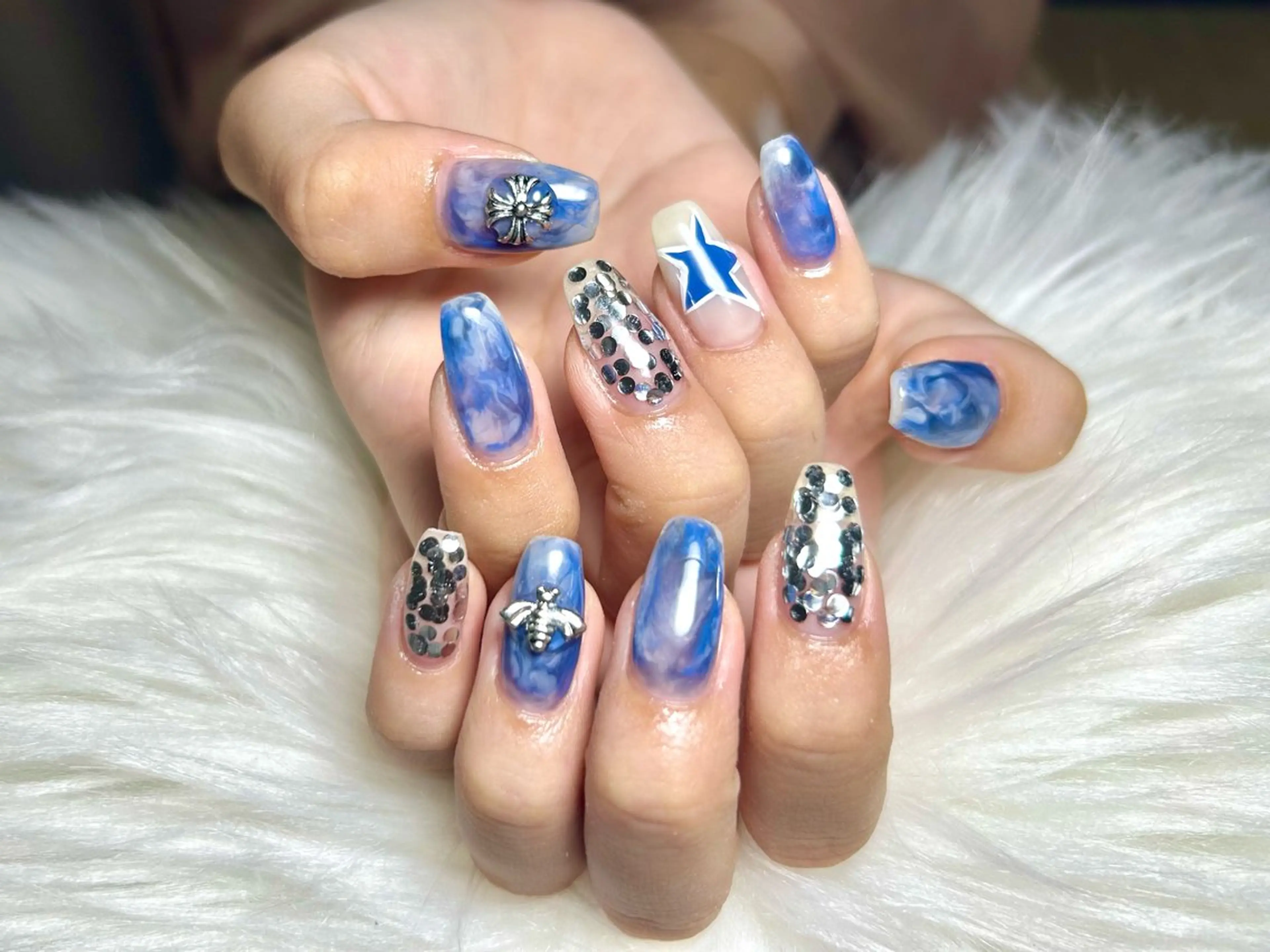セミロング ハンドネイル renard.所属・nail salon Renardのネイルデザイン