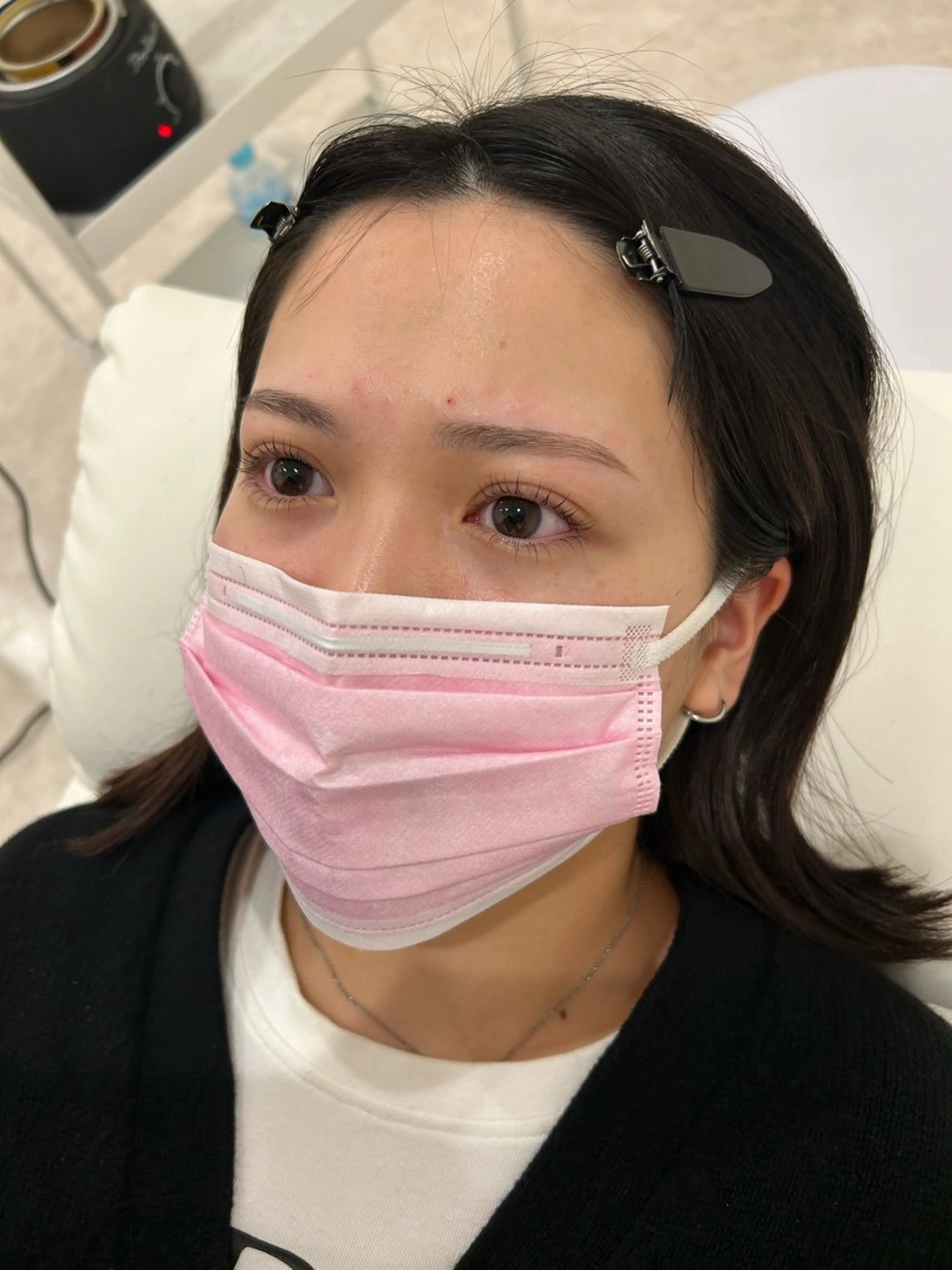 まつげパーマ上下の写真