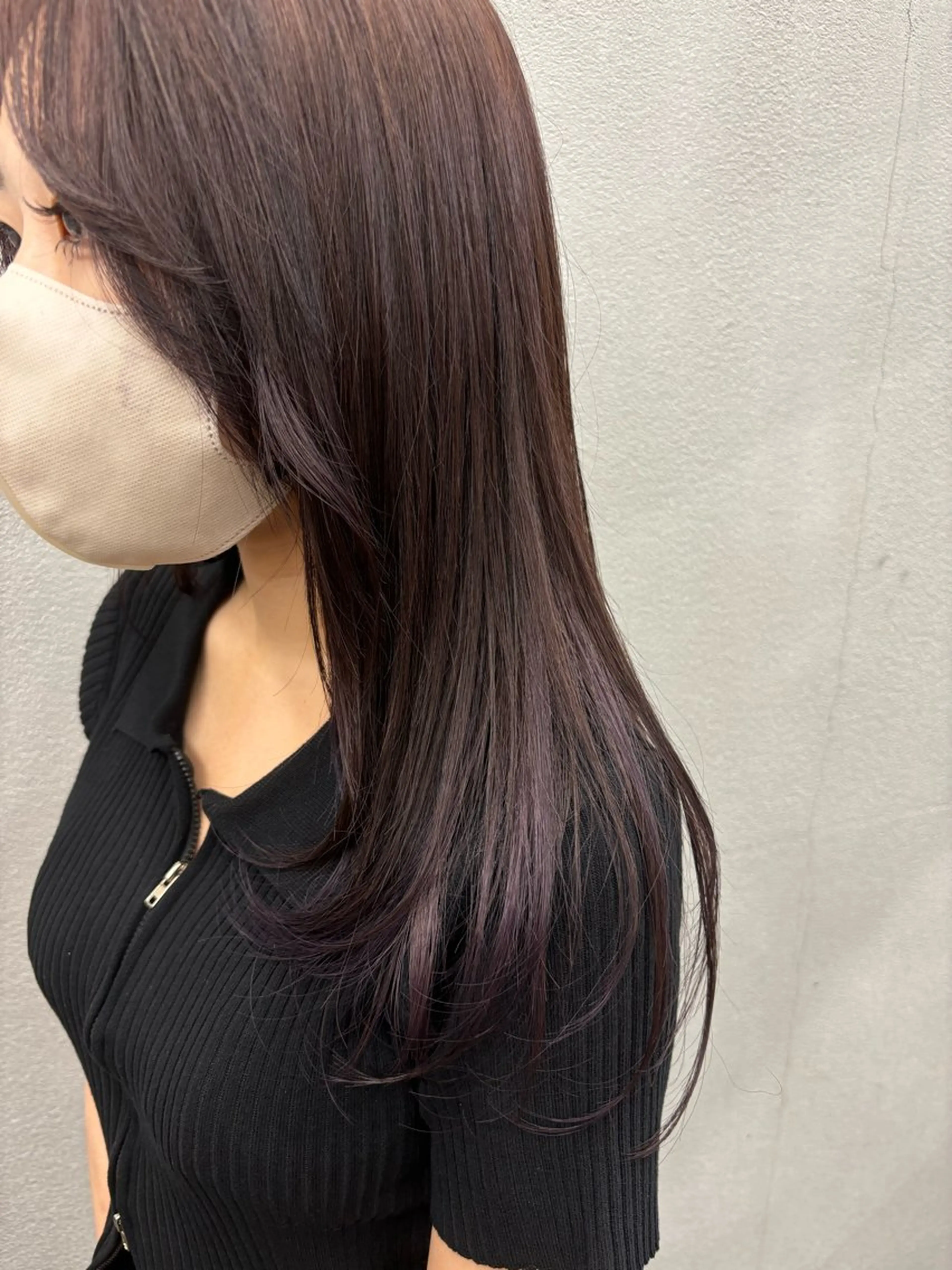 セミロング カラー カット ヘアカラー トリートメント mono / Manatoのヘアスタイル