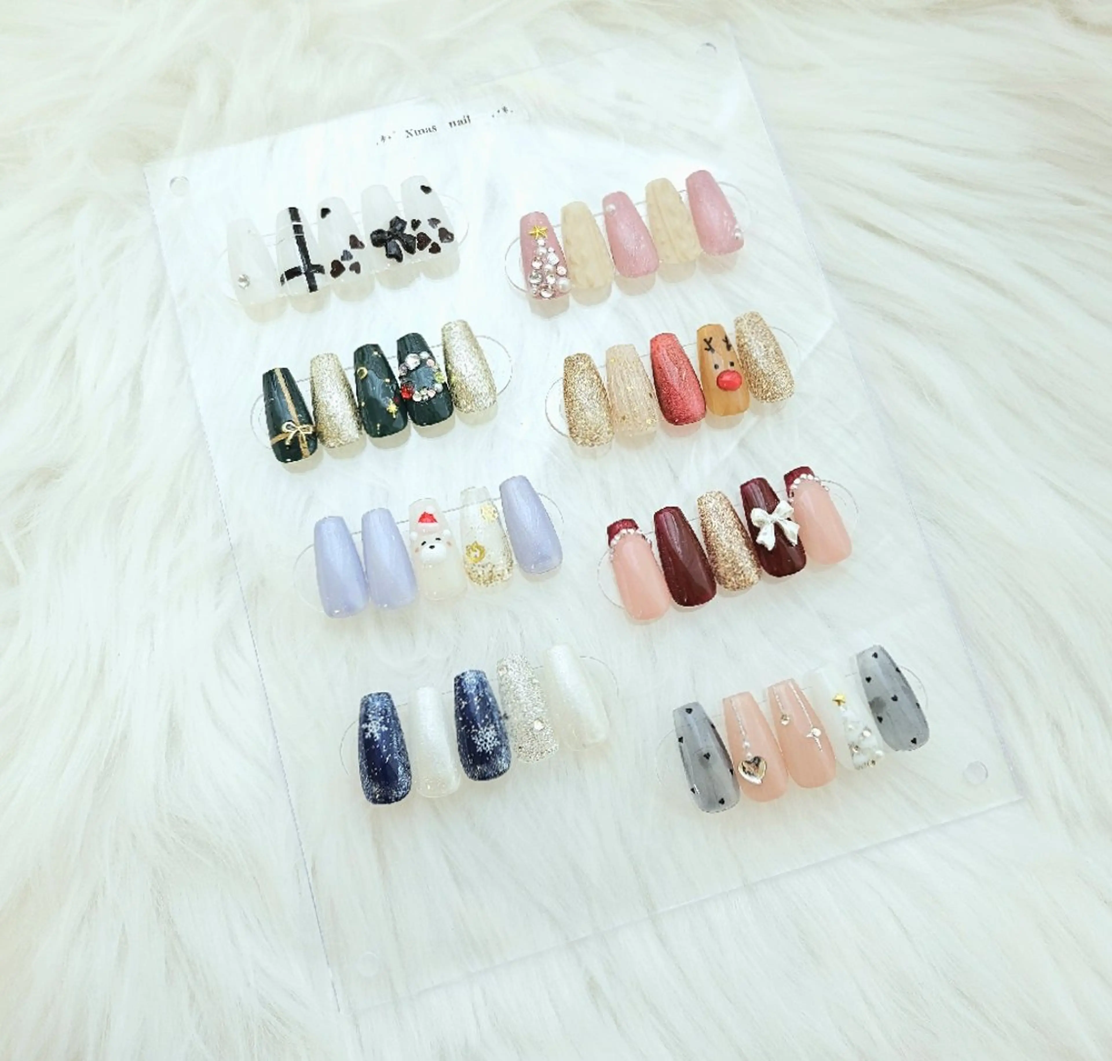 ネイル 冬ネイル クリスマス ハンドネイル Salon　Lisia所属・Salon Lisiaのネイルデザイン