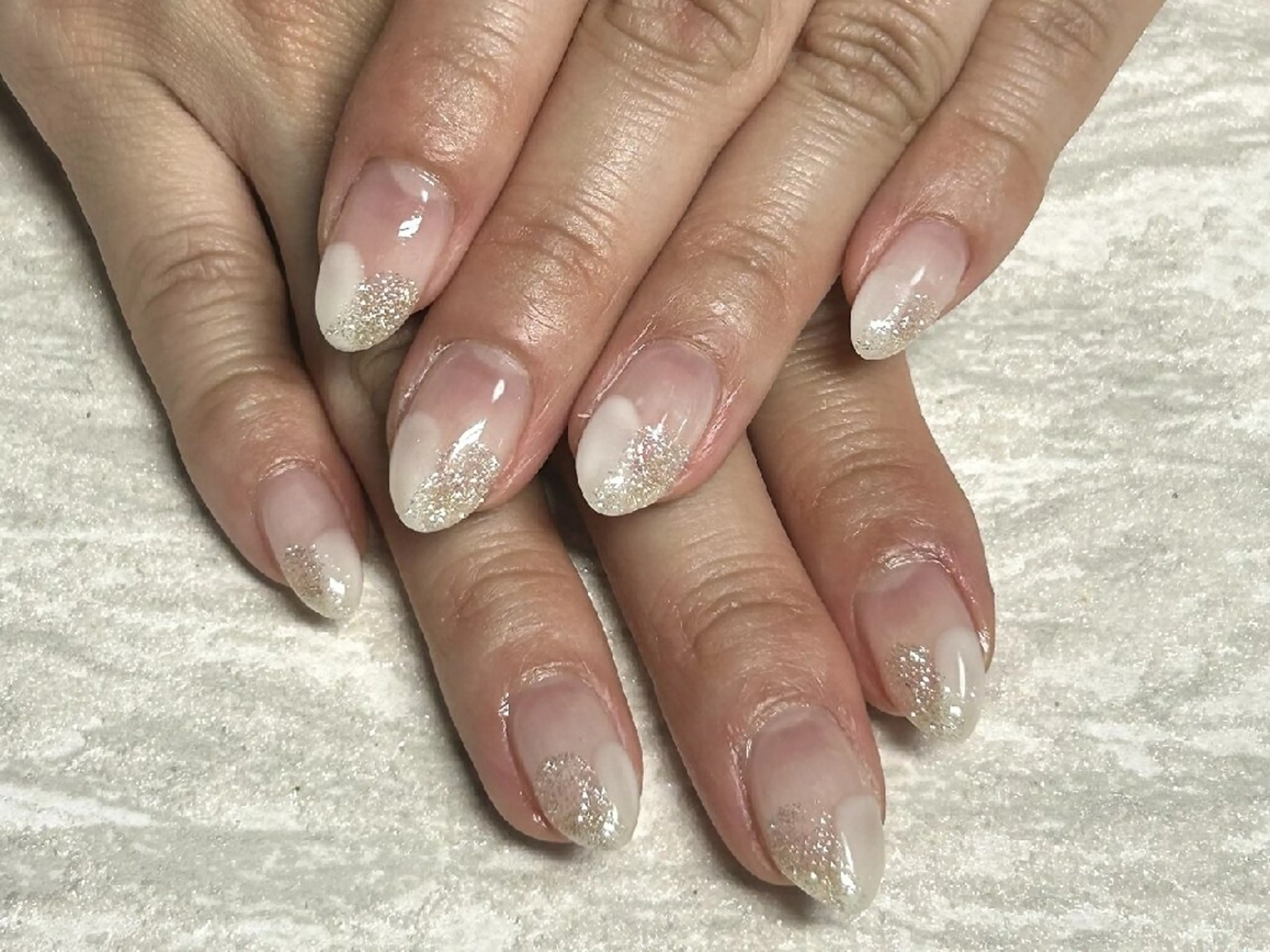 ネイル マグネットネイル ピンク リボン シンプルネイル ハンドネイル JULIE NAILのネイルデザイン
