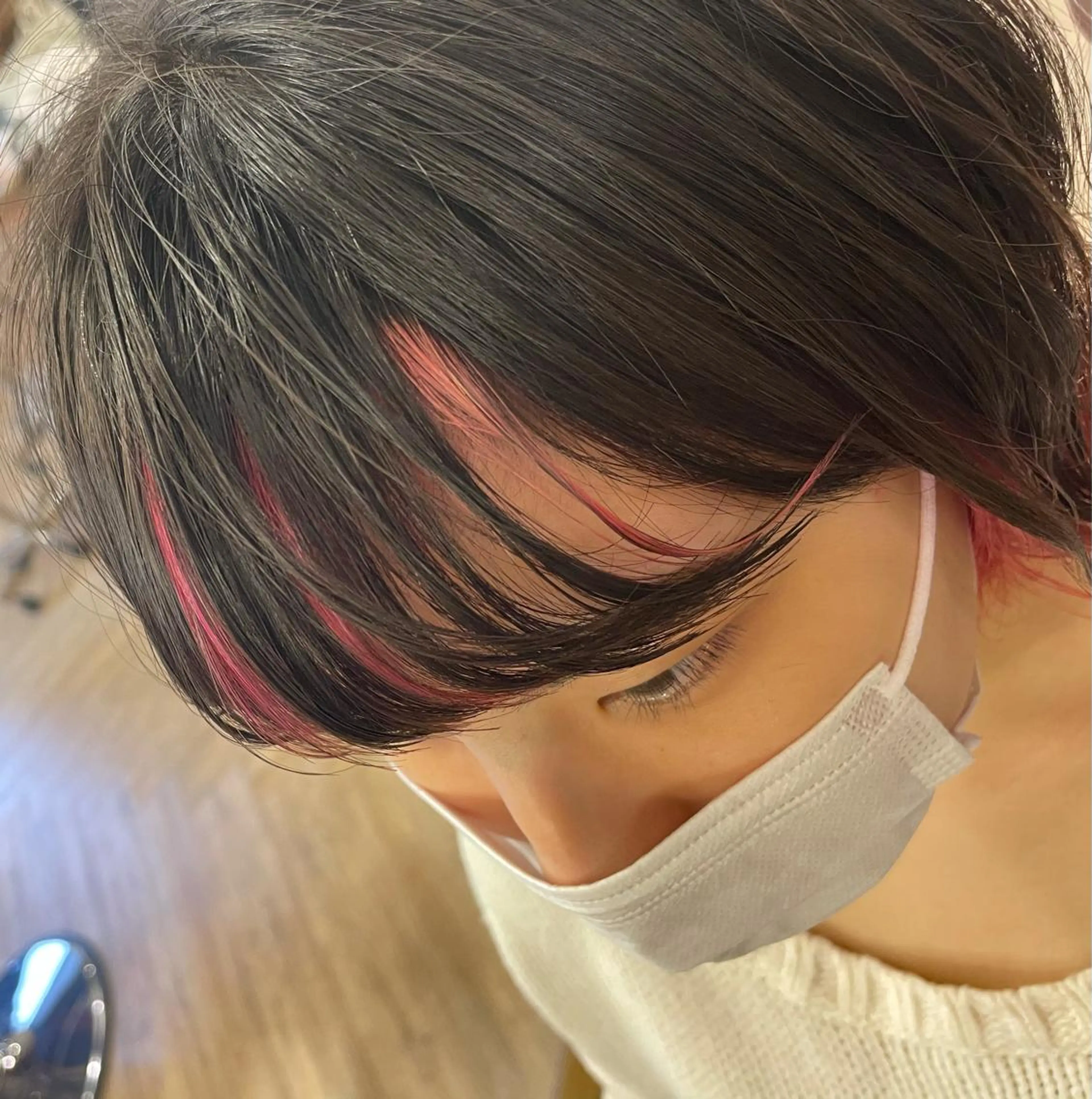 【インナーカラー】ポイントケアブリーチ2STEP＋カット＋TOKIOトリートメントの写真