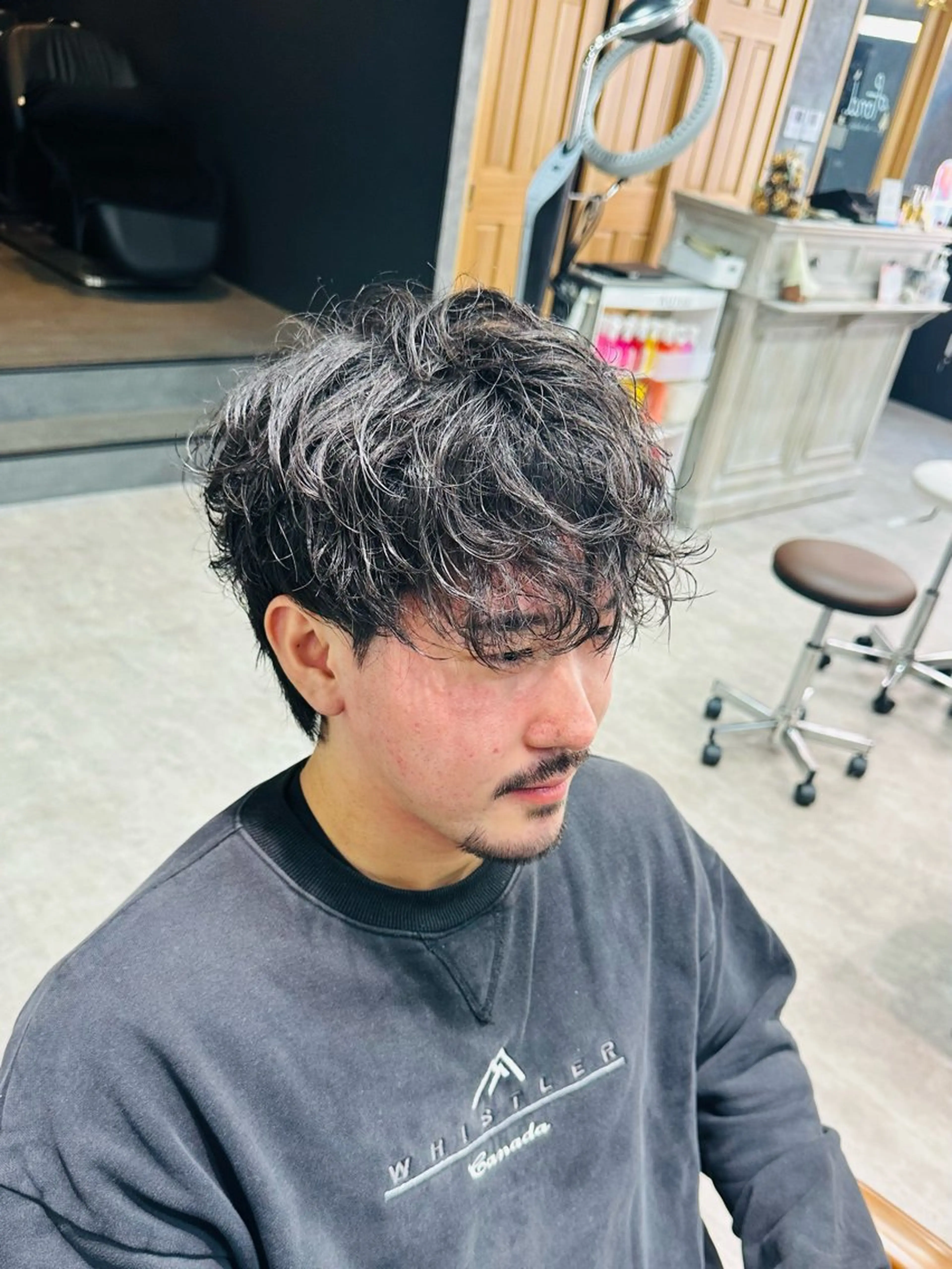 パーマ メンズ 井川 哲也のヘアスタイル