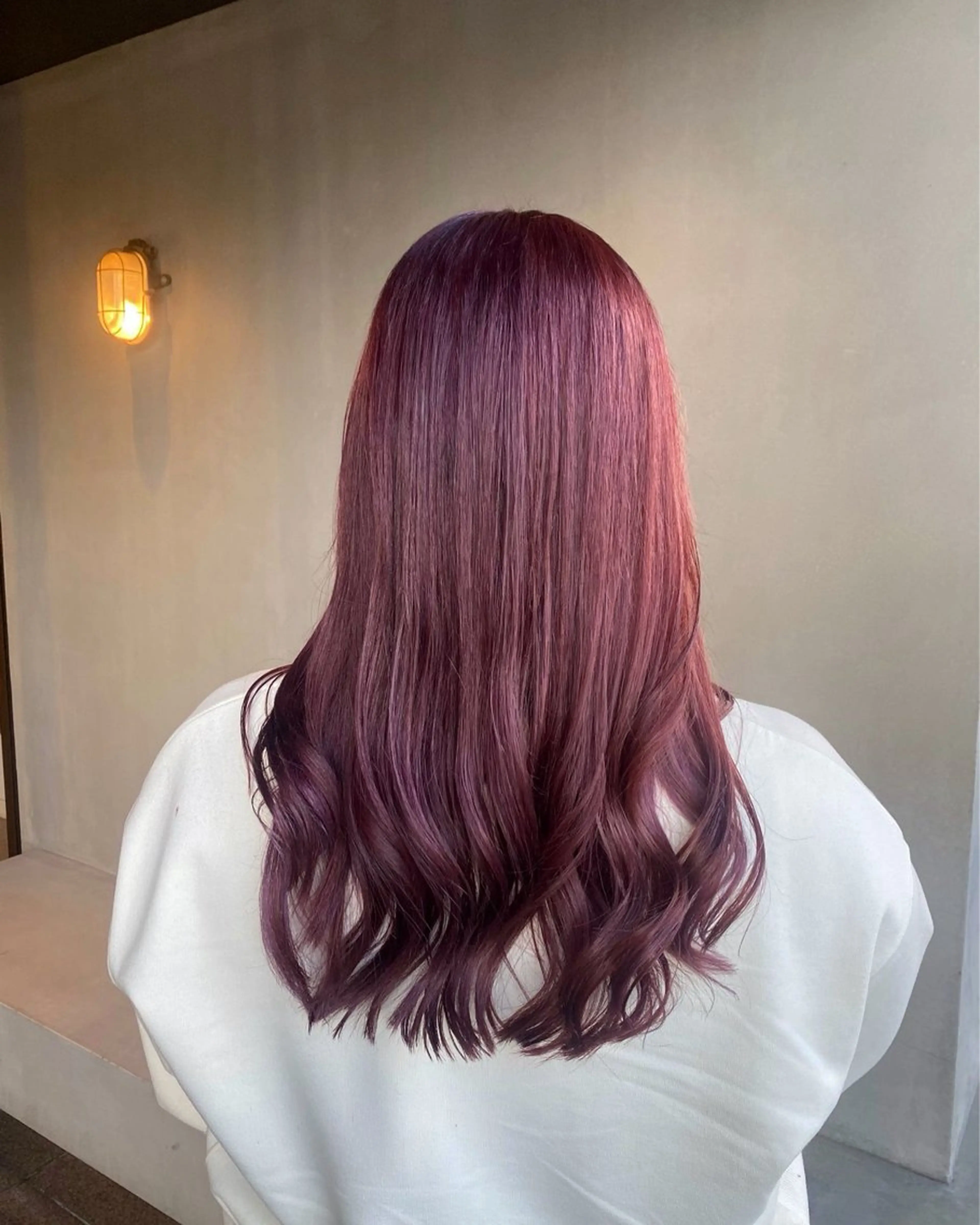 ロング ヘアカラー トリートメント 韓国ヘア/ボブ ♡̴ kayaのヘアスタイル