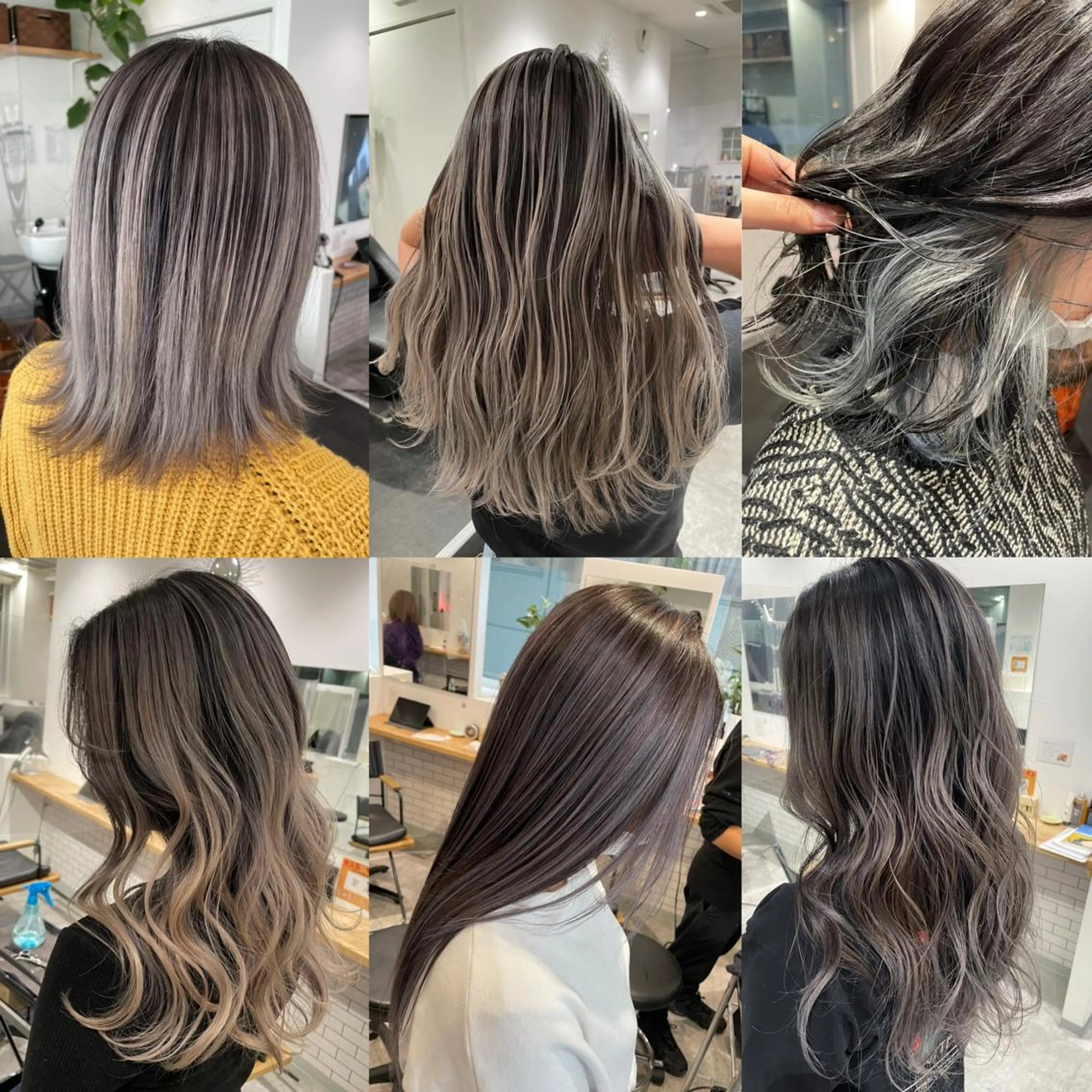 ロング カラー ブリーチ 京都美容師 塩のヘアスタイル