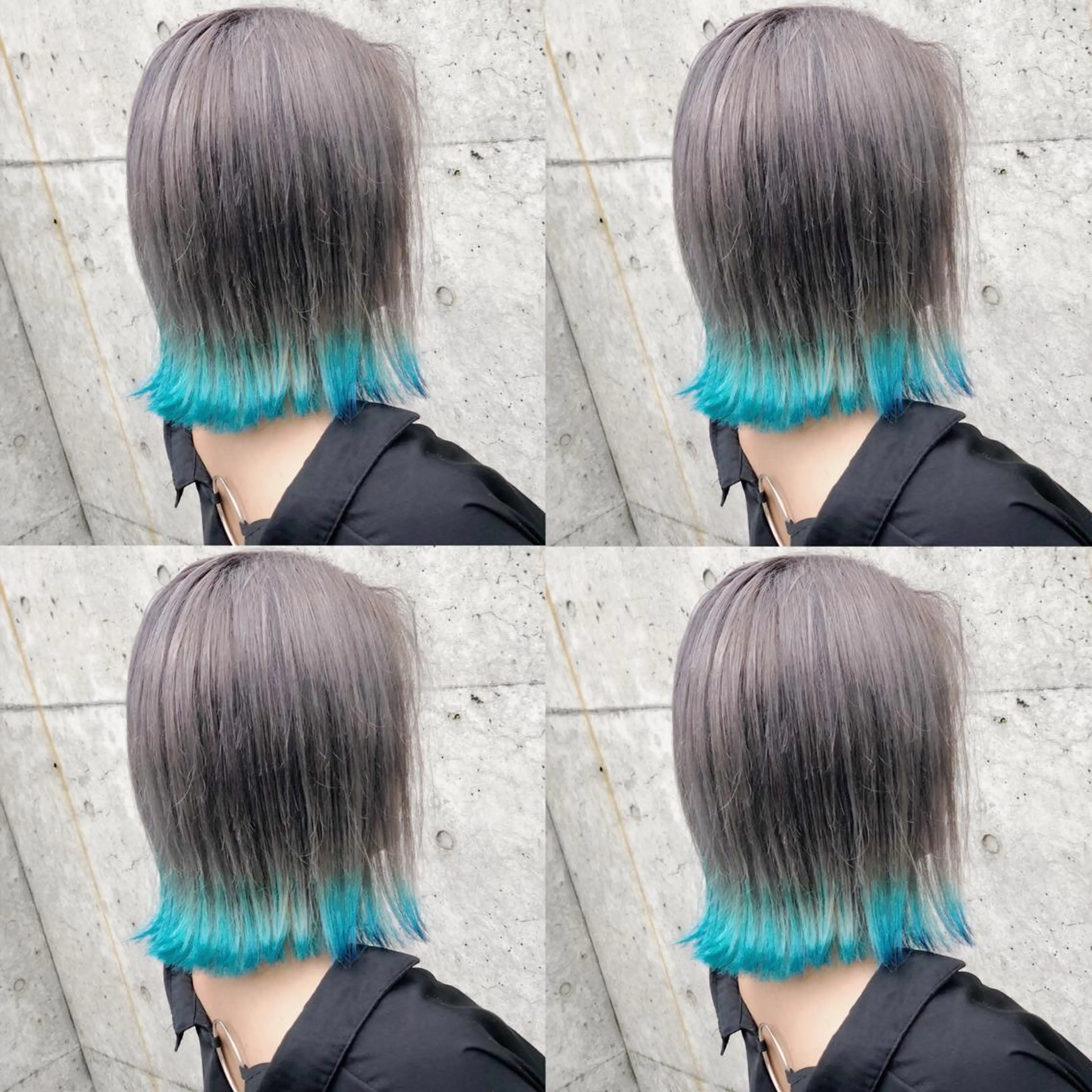 ショート カラー ヘアアレンジ メンズ キッズ ヘアカラー トリートメント ヘアセット 💟Chloe原宿店 🩶ハイトーンのヘアスタイル