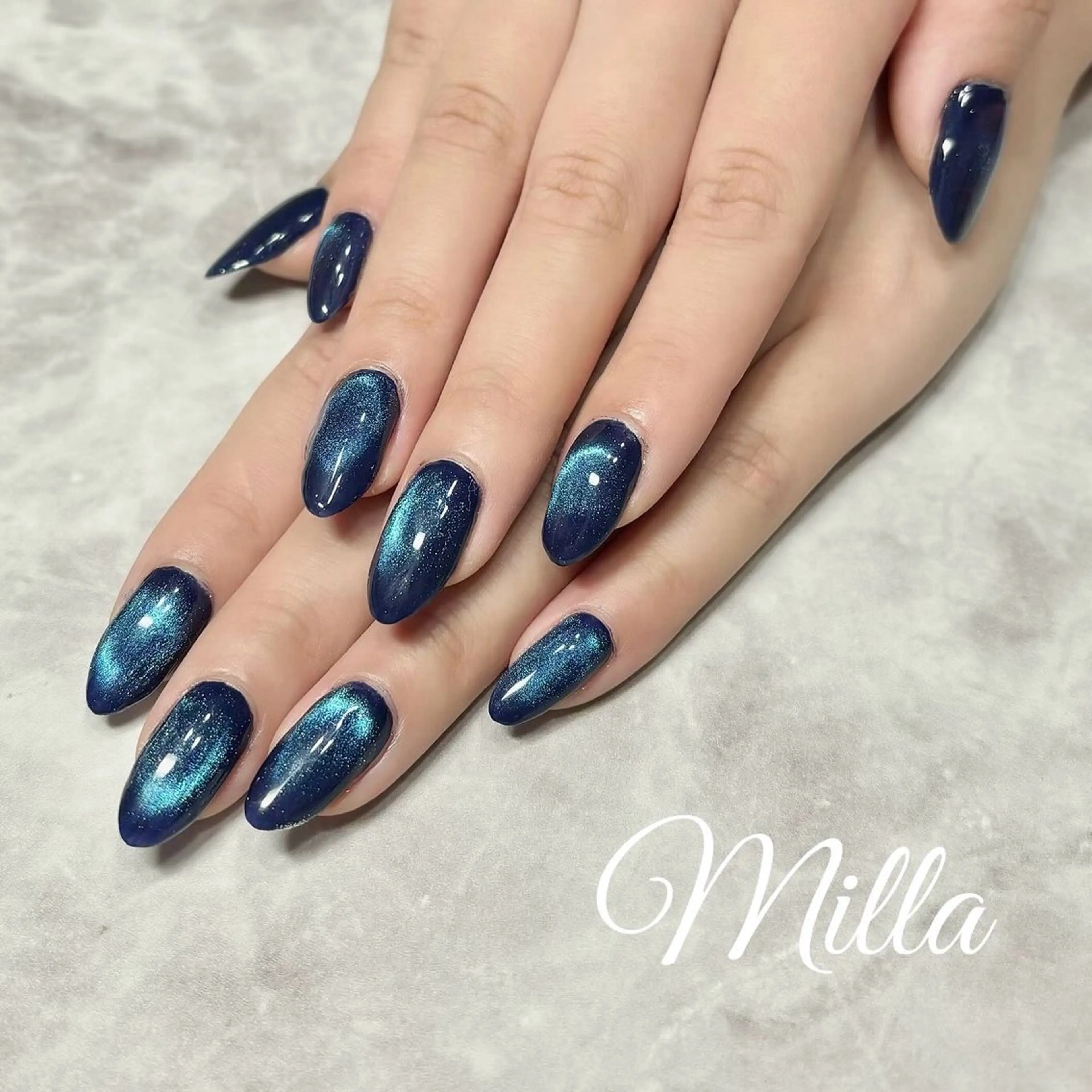 ネイル マグネットネイル Nail Salon Milla / ミラのネイルデザイン