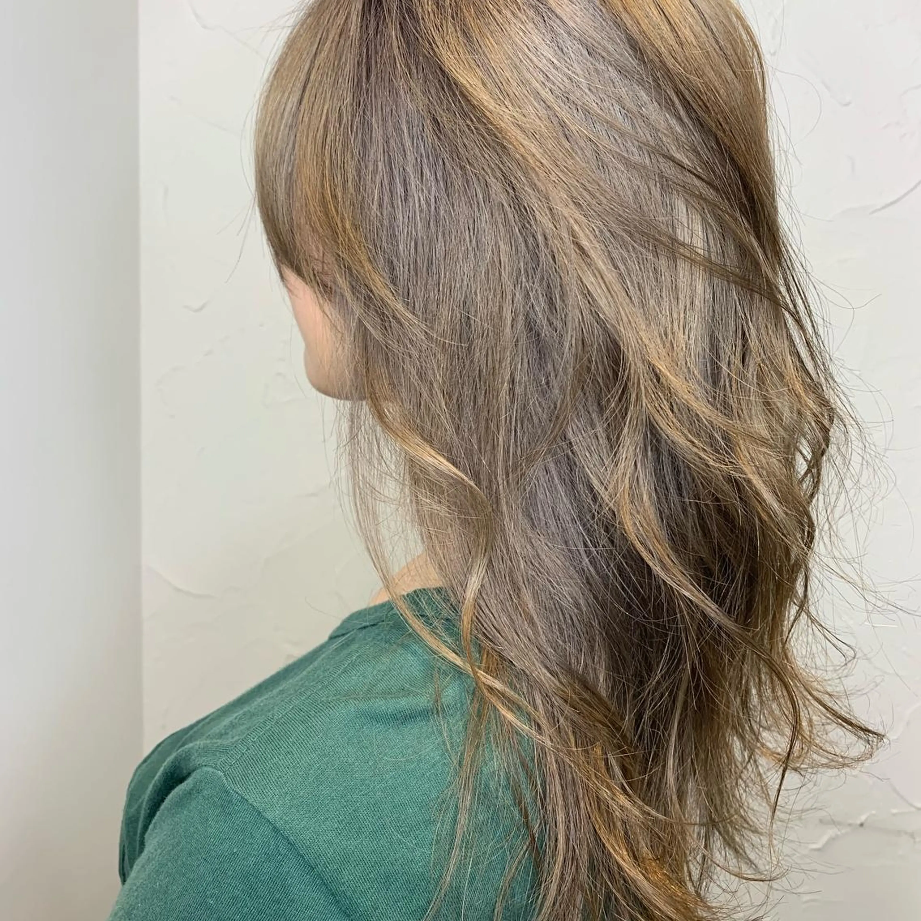 ロング カラー パーマ キッズ ネイル マツエク・マツパ 🟤TAP🟤 木曳野　金沢店のヘアスタイル