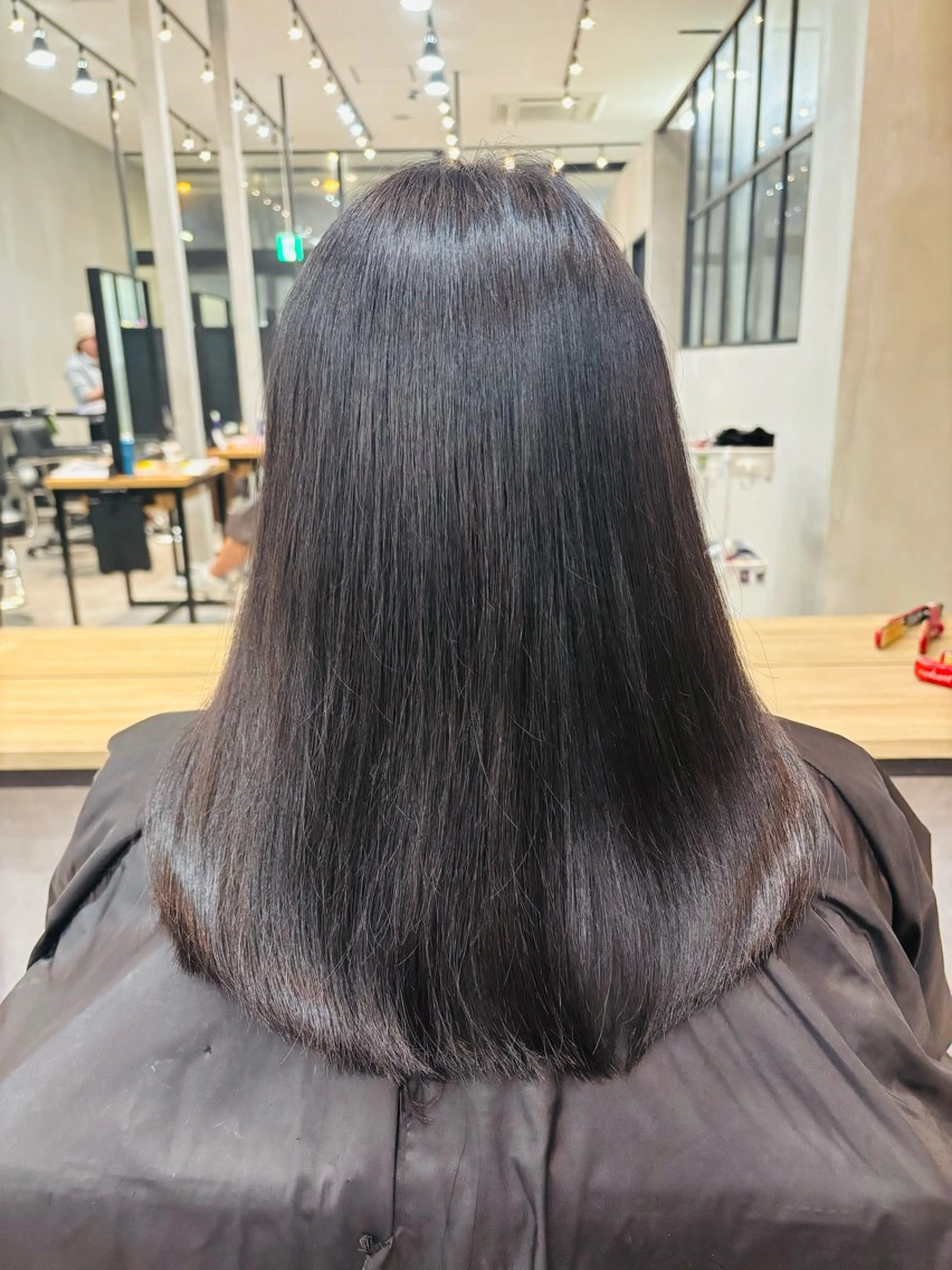 ミディアム カラー 藤井 隼のヘアスタイル