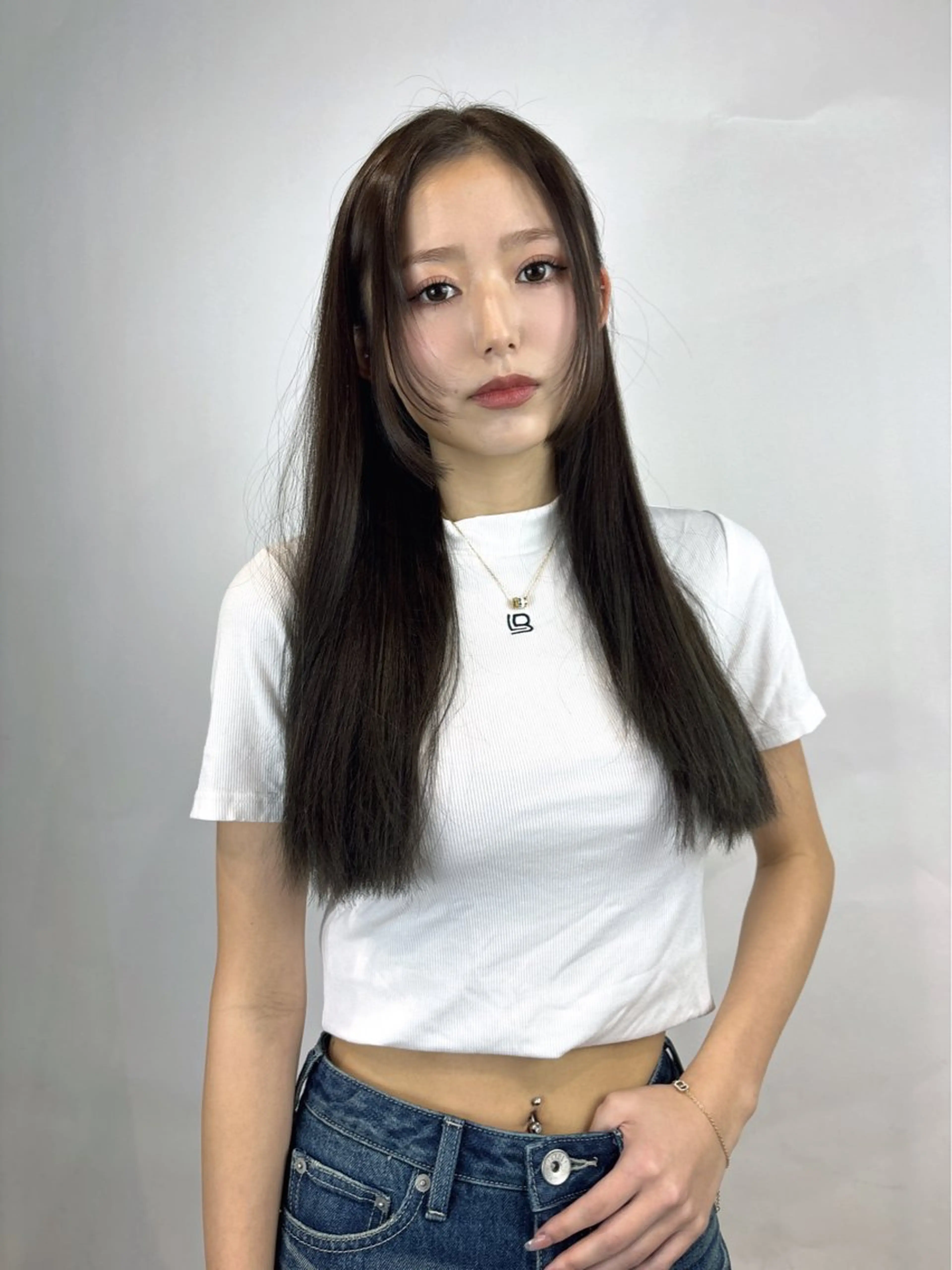 ロング レイヤーカット R by NINA かずなのヘアスタイル