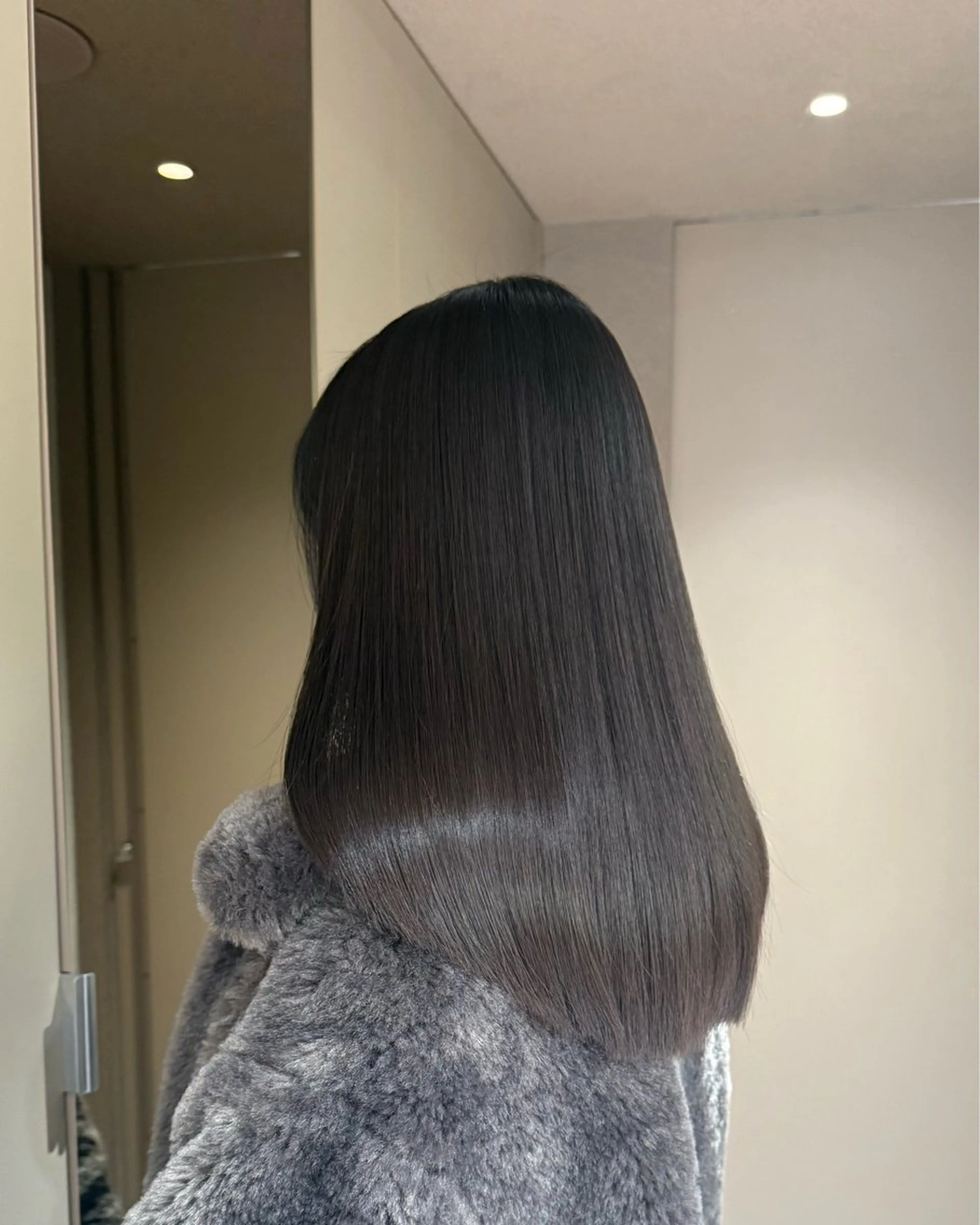 セミロング パーマ 縮毛矯正 縮毛矯正 トリートメント maison mile所属・akariナチュラル モード/恵比寿のヘアスタイル