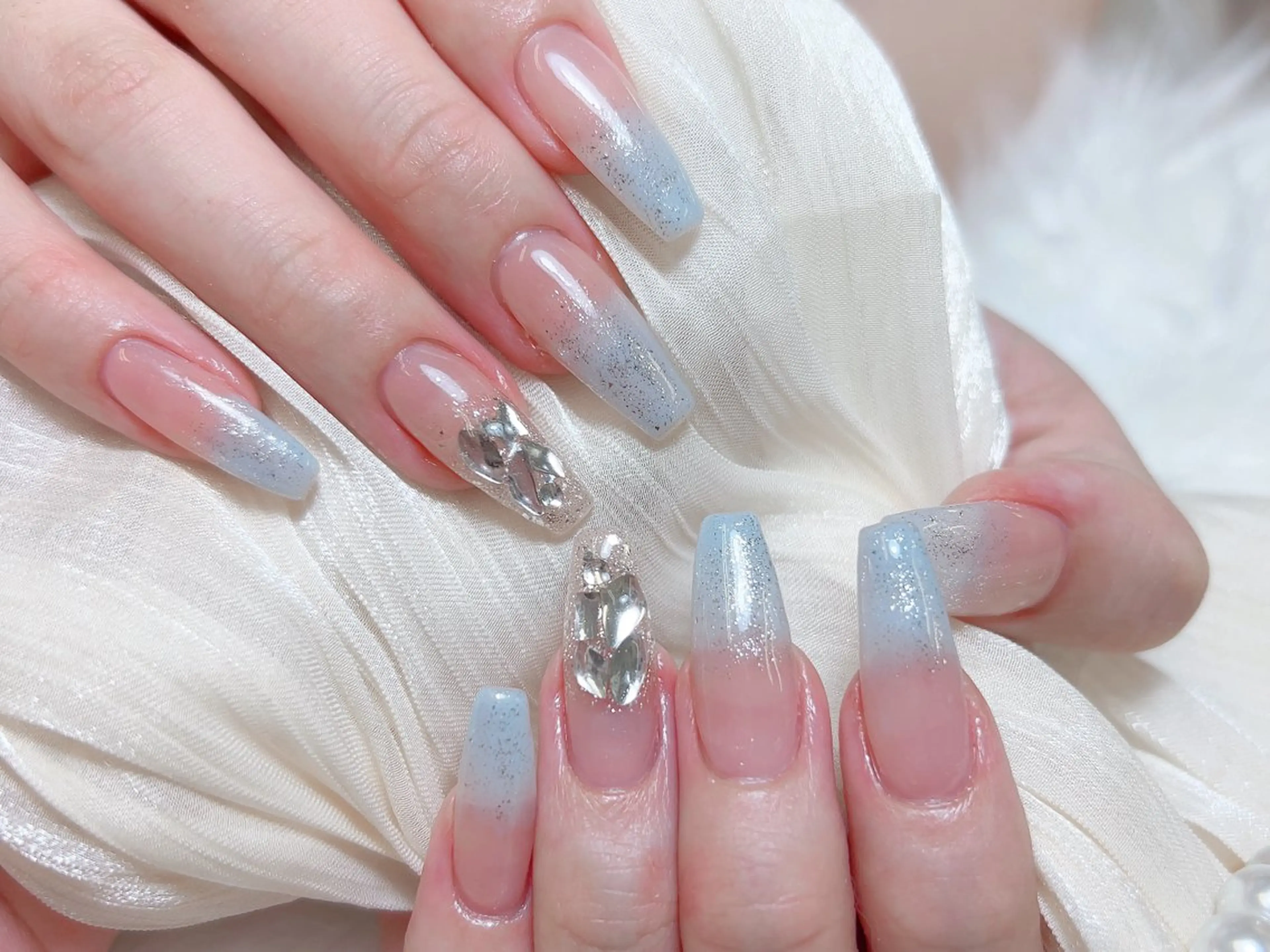 ネイル ハンドネイル M🌷nail 長さだし専門店のネイルデザイン