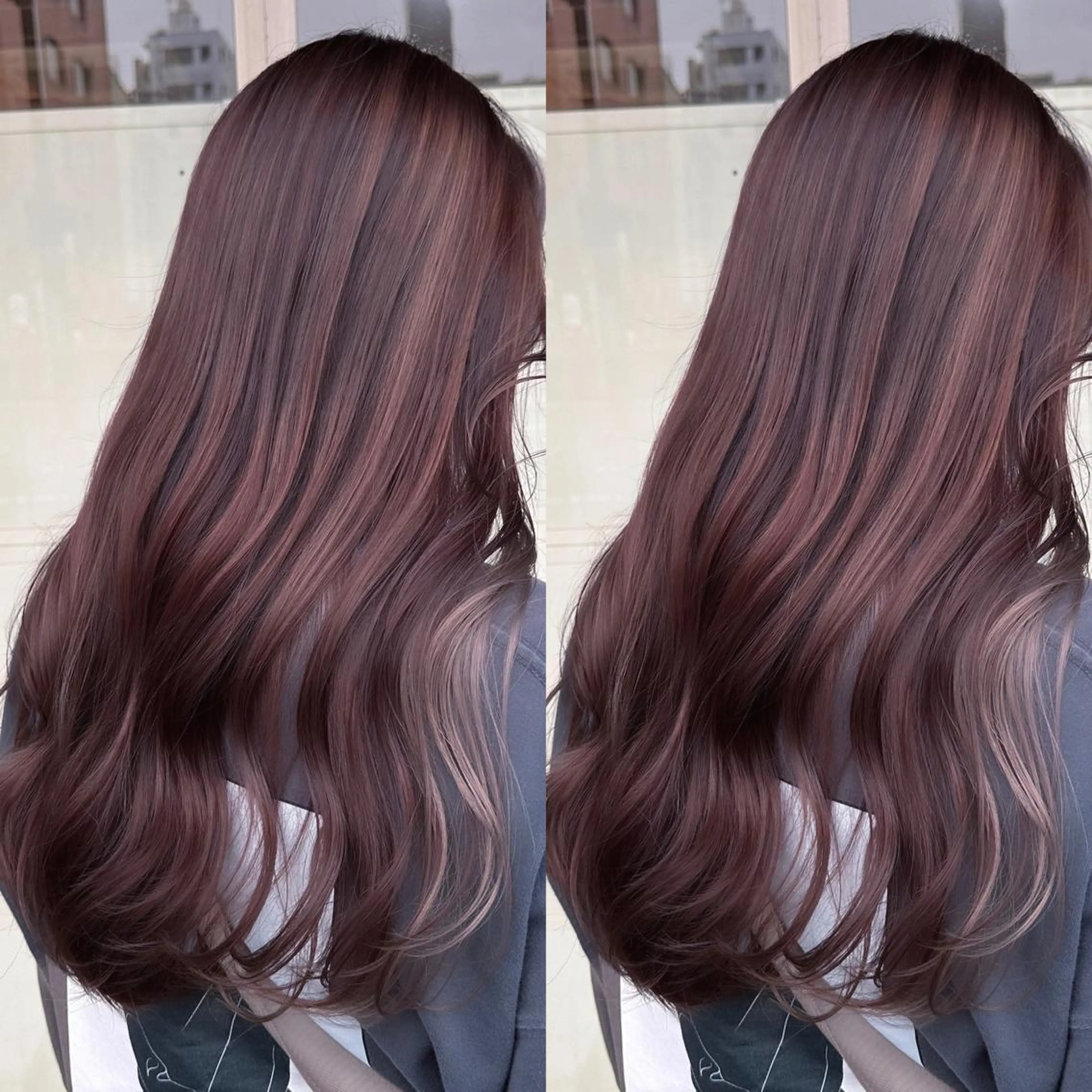 セミロング カラー ヘアカラー トリートメント 高橋 みく/ minim 暖色のヘアスタイル