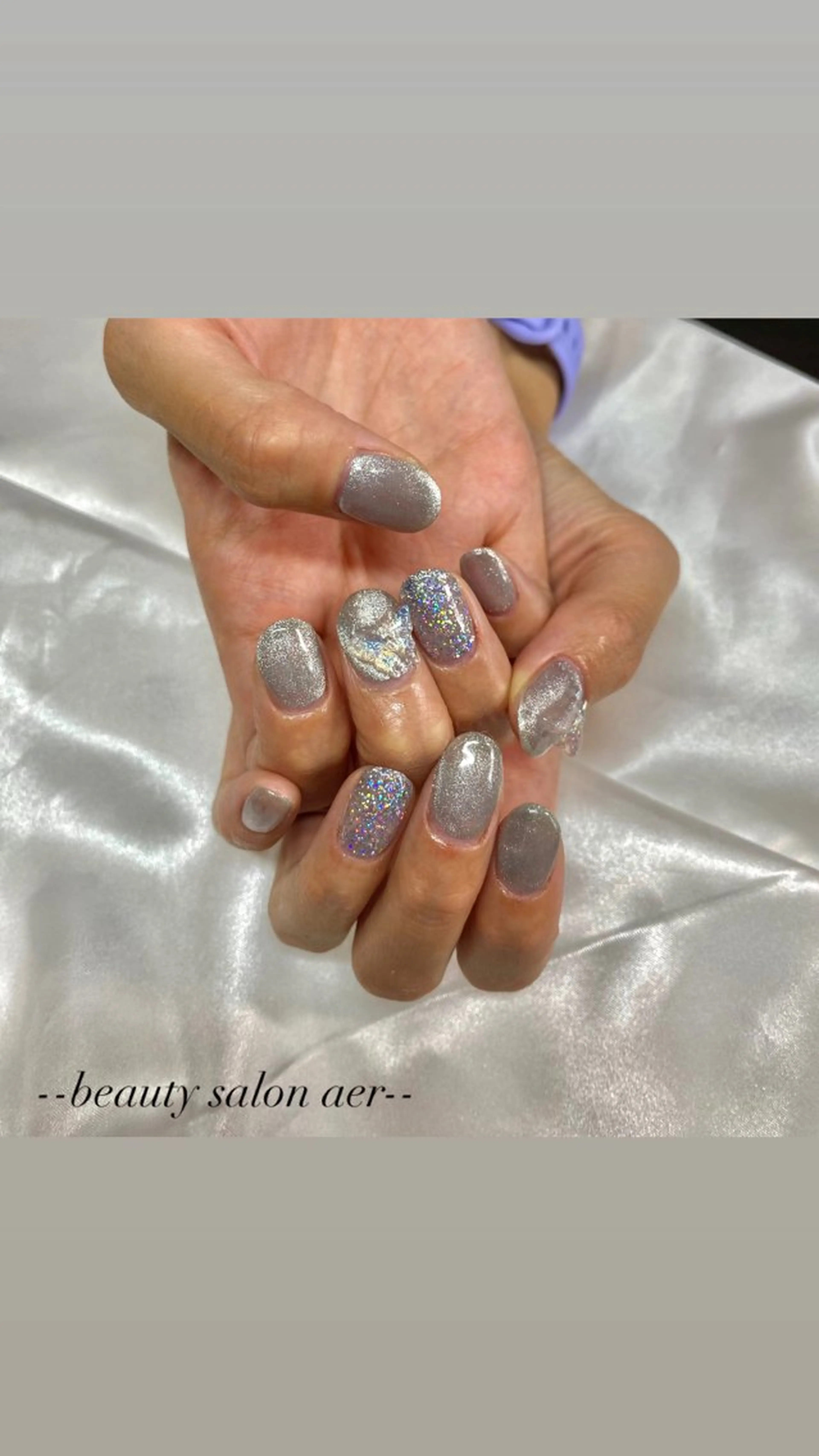 ネイル ブルー デコパーツが得意♪ ネイル/眉毛/エステの眉毛・アイブロウイメージ