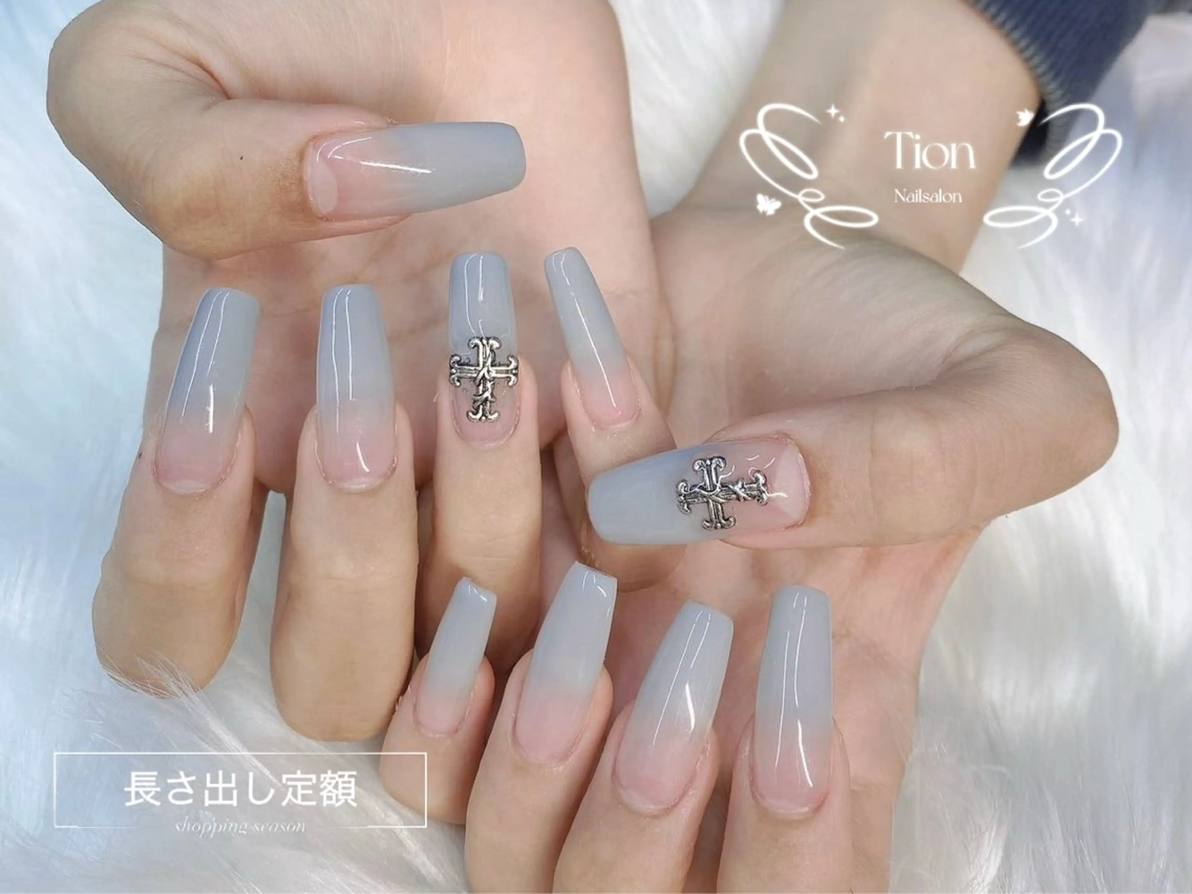 ネイル チークネイル 長さ出し フットネイル フレンチネイル ジェルネイル Nailsalon ティオン 浦和店のネイルデザイン