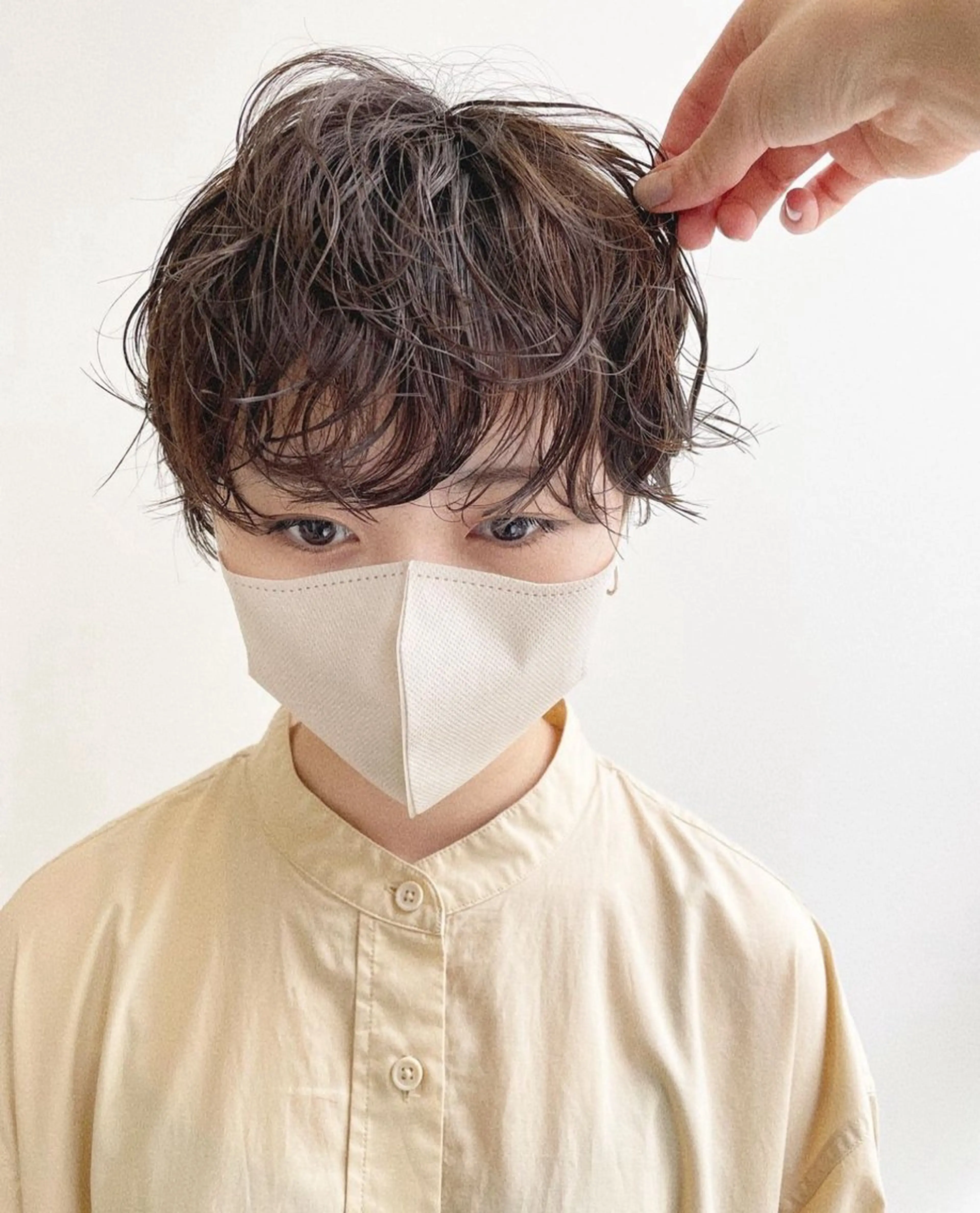 ショート 辻しおり／似合わせ カット/暖色カラー栄のヘアスタイル