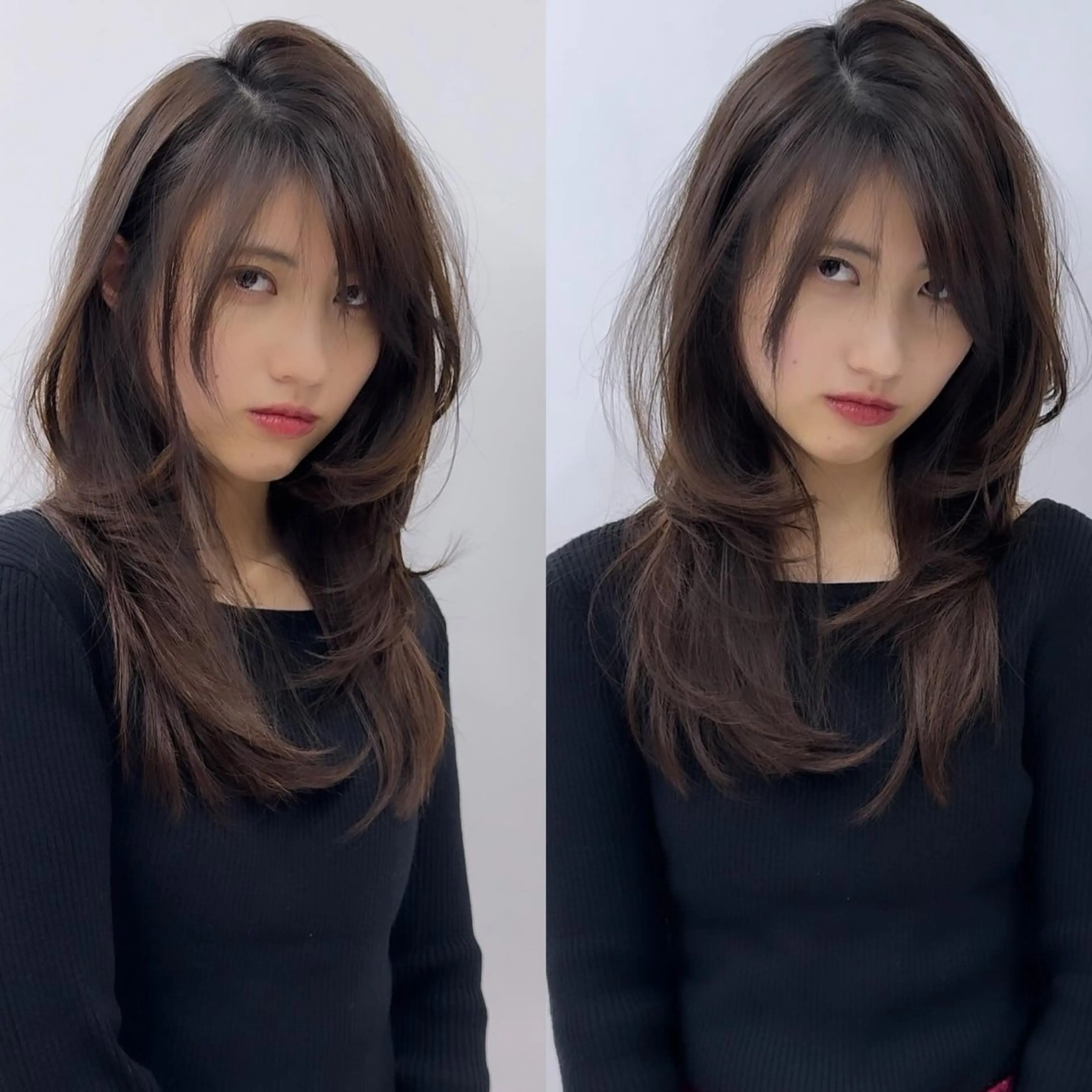 ミディアム ミディアムレイヤー/ ロングレイヤー堀匠吾のヘアスタイル