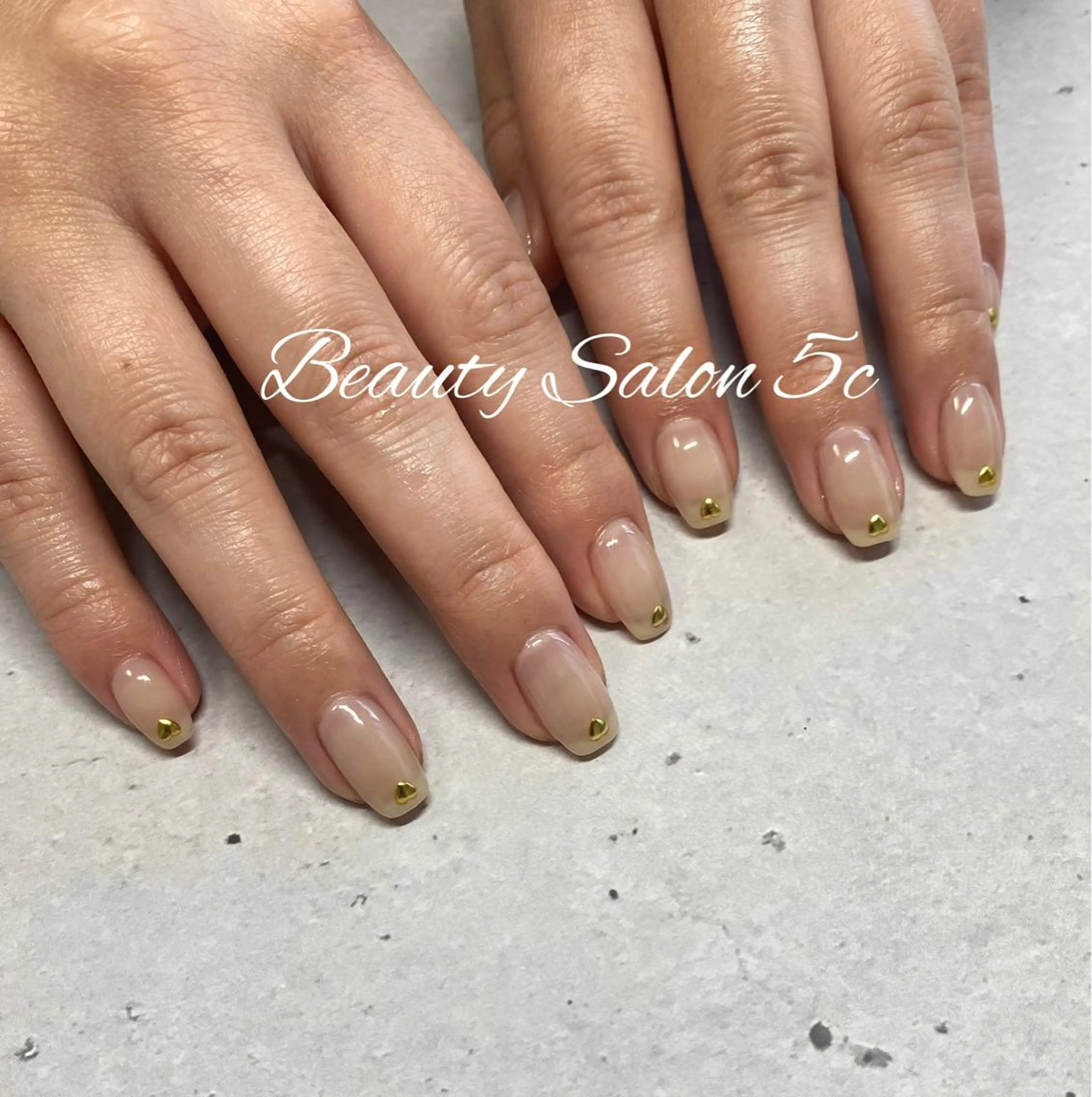 ネイル バレンタイン Beauty Salon5cのネイルデザイン