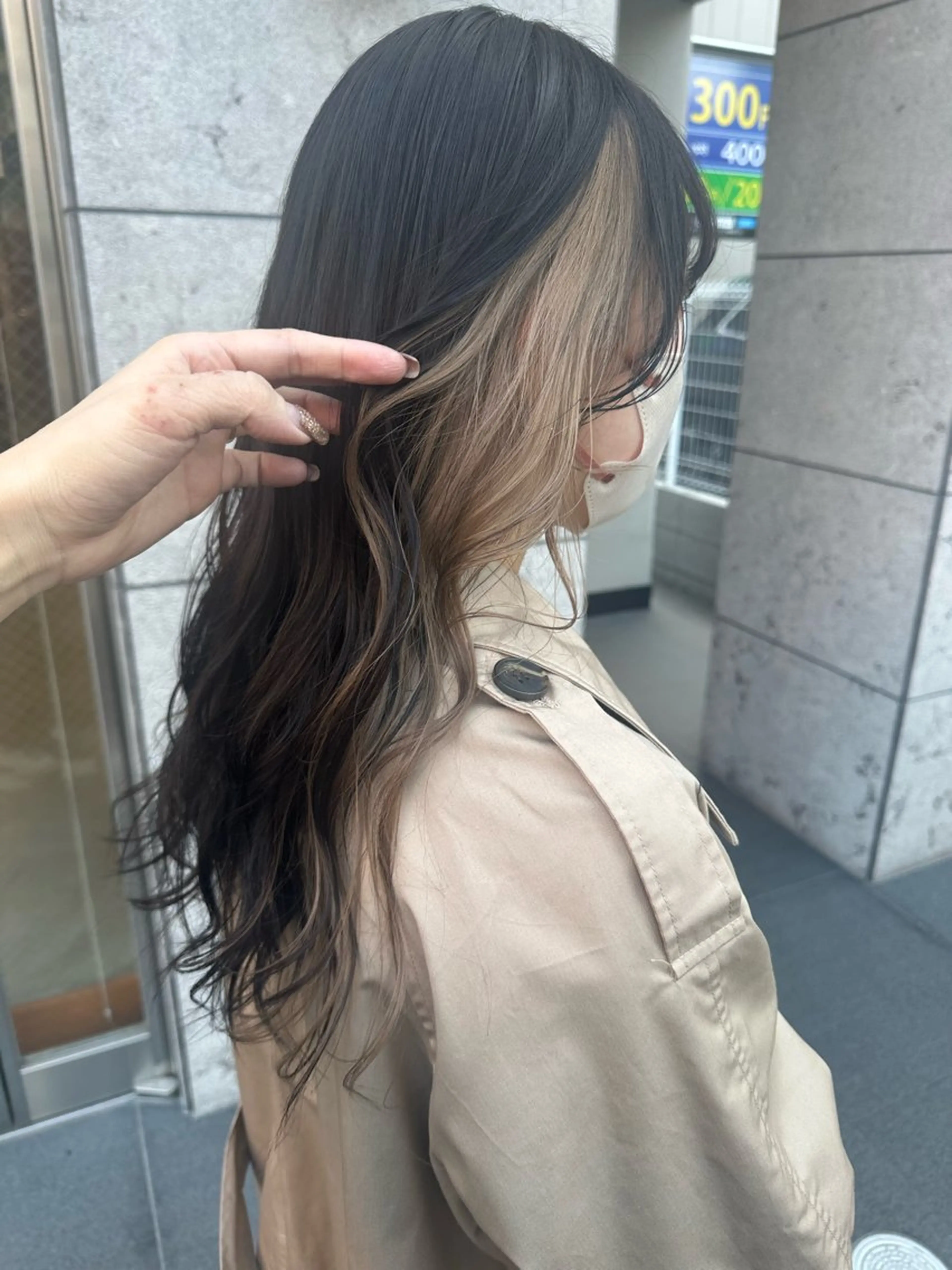 インナーカラーの写真