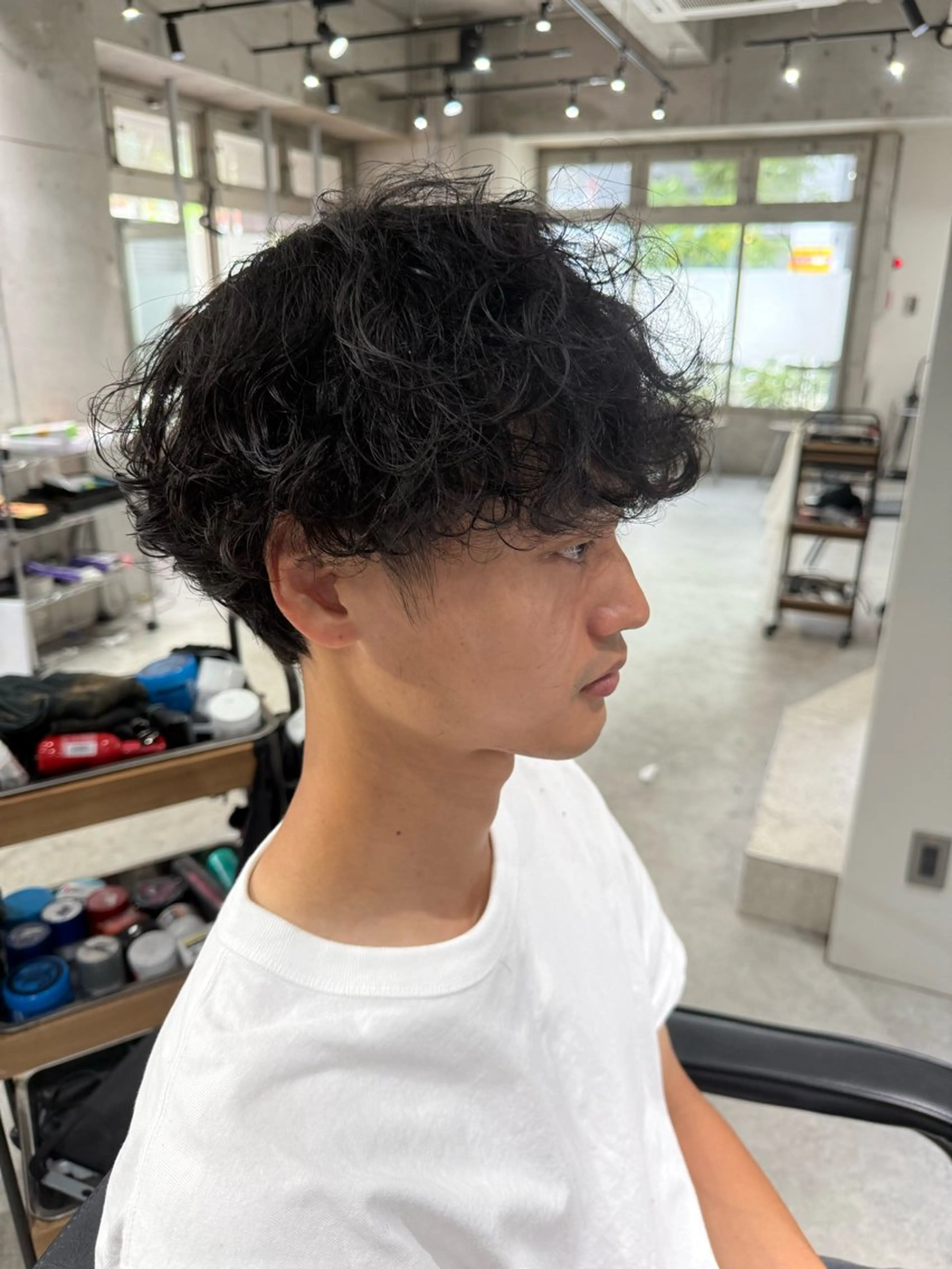 メンズ メンズパーマ カット パーマ MEN’SsalonHYPE所属・メンズカット/布施/ 秋山　涼のヘアスタイル