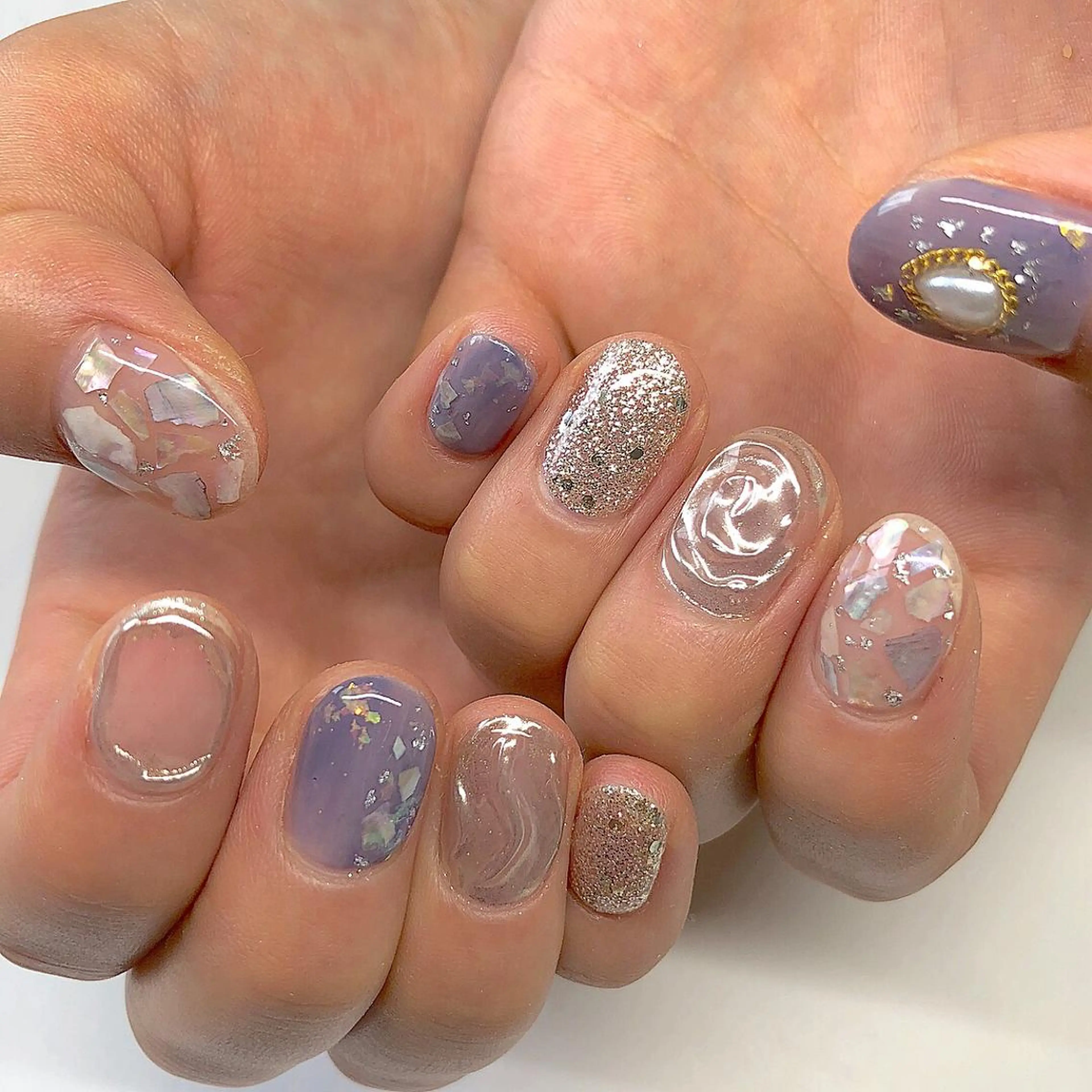 ネイル ニュアンスネイル Twinkling( private salon)所属・伊藤 京香のネイルデザイン