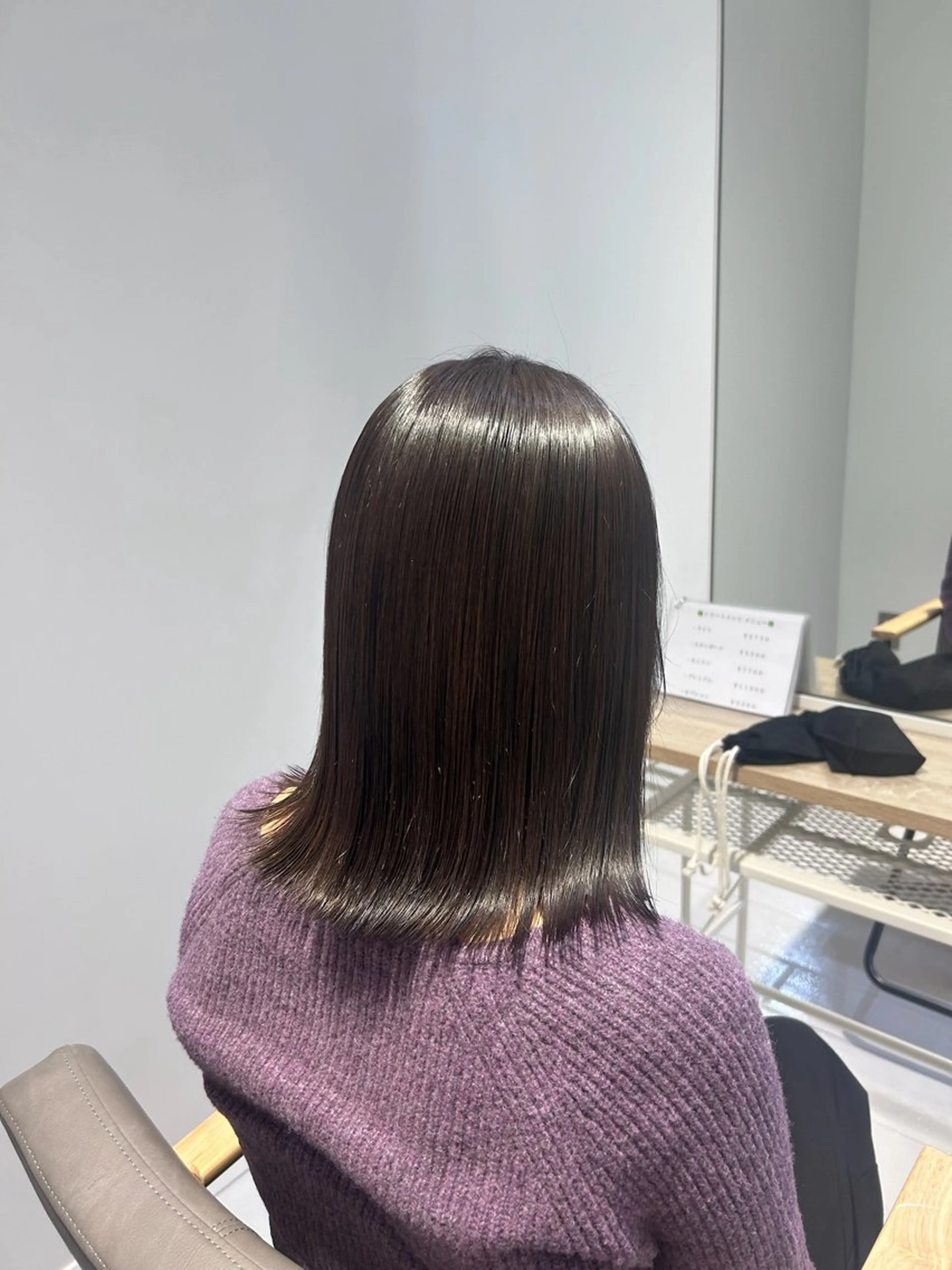 セミロング カラー ヘアカラー トリートメント ウルフレイヤー🐺 ヒナ🩶のヘアスタイル