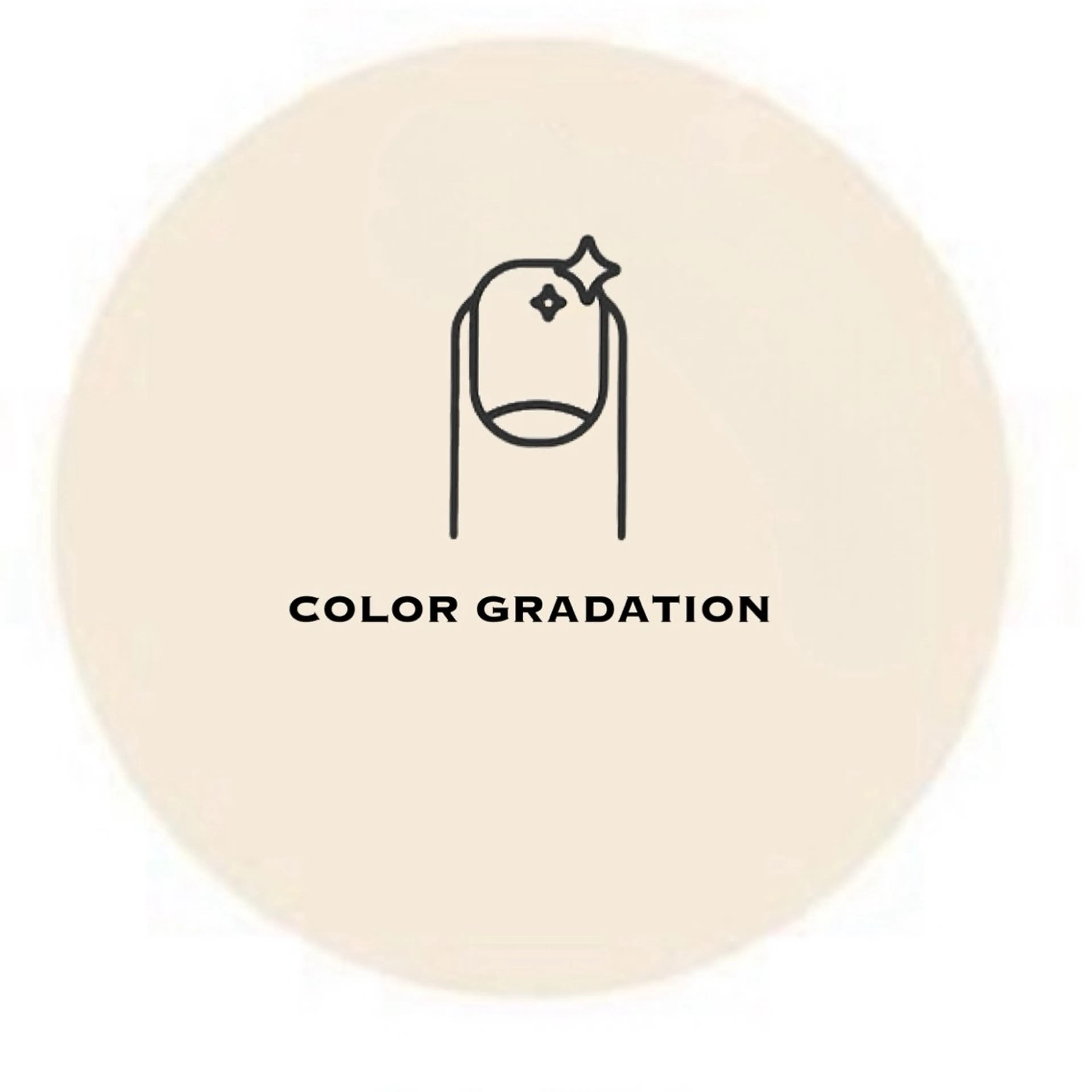 【オフ込み】カラーグラデーションの写真