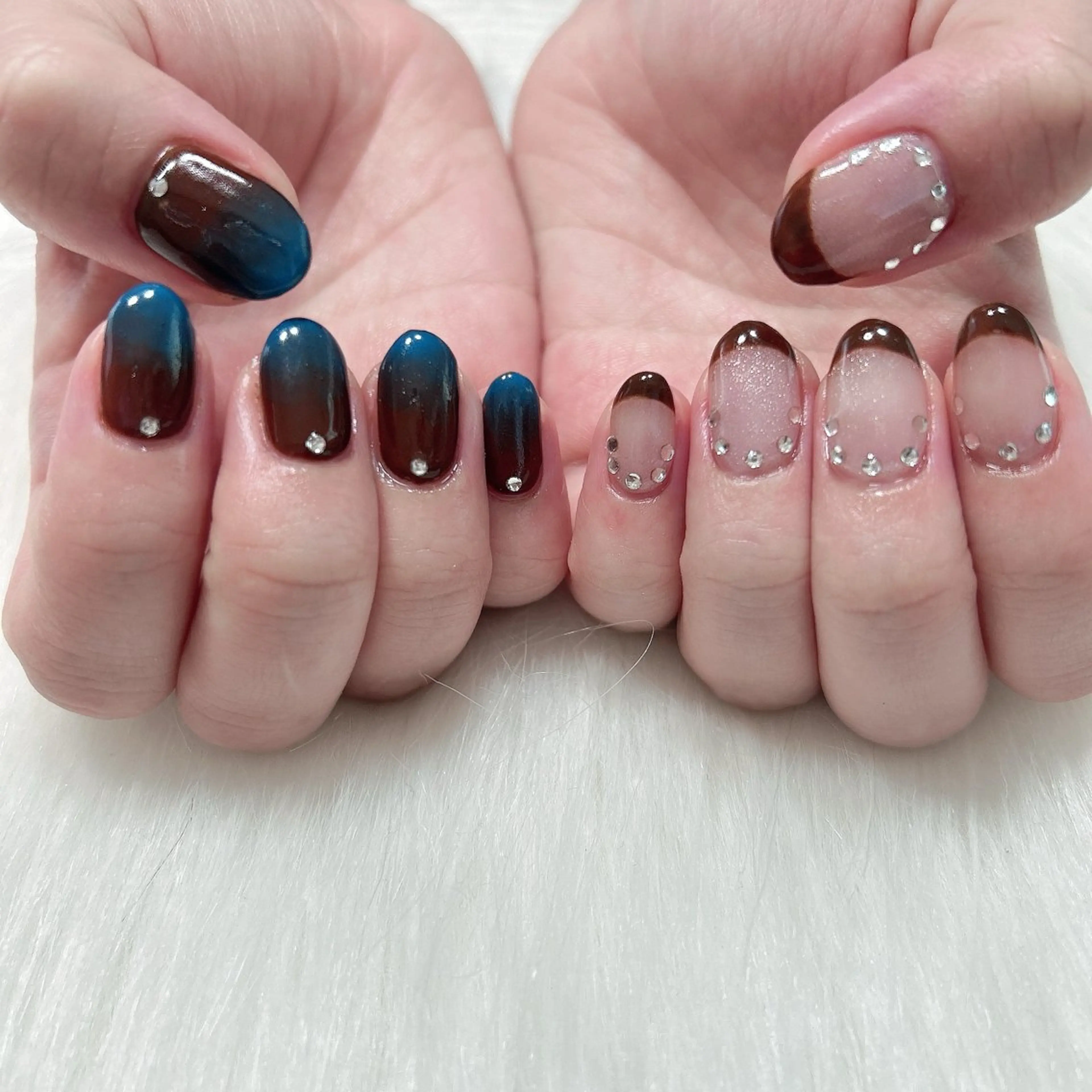 ネイル 持ち込み ハンドネイル フットネイル Adite nailのネイルデザイン