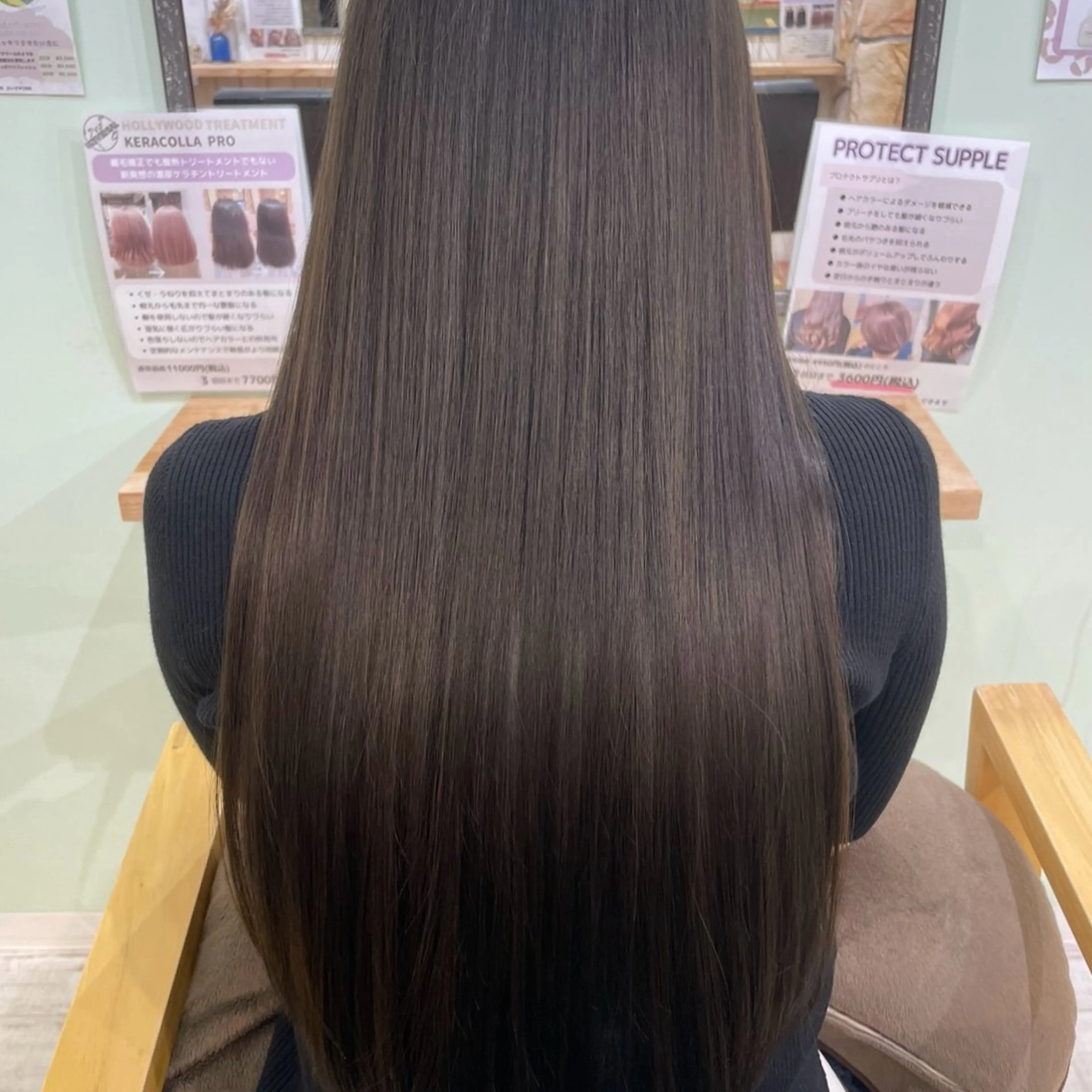 ロング カラー 森口 華奈のヘアスタイル