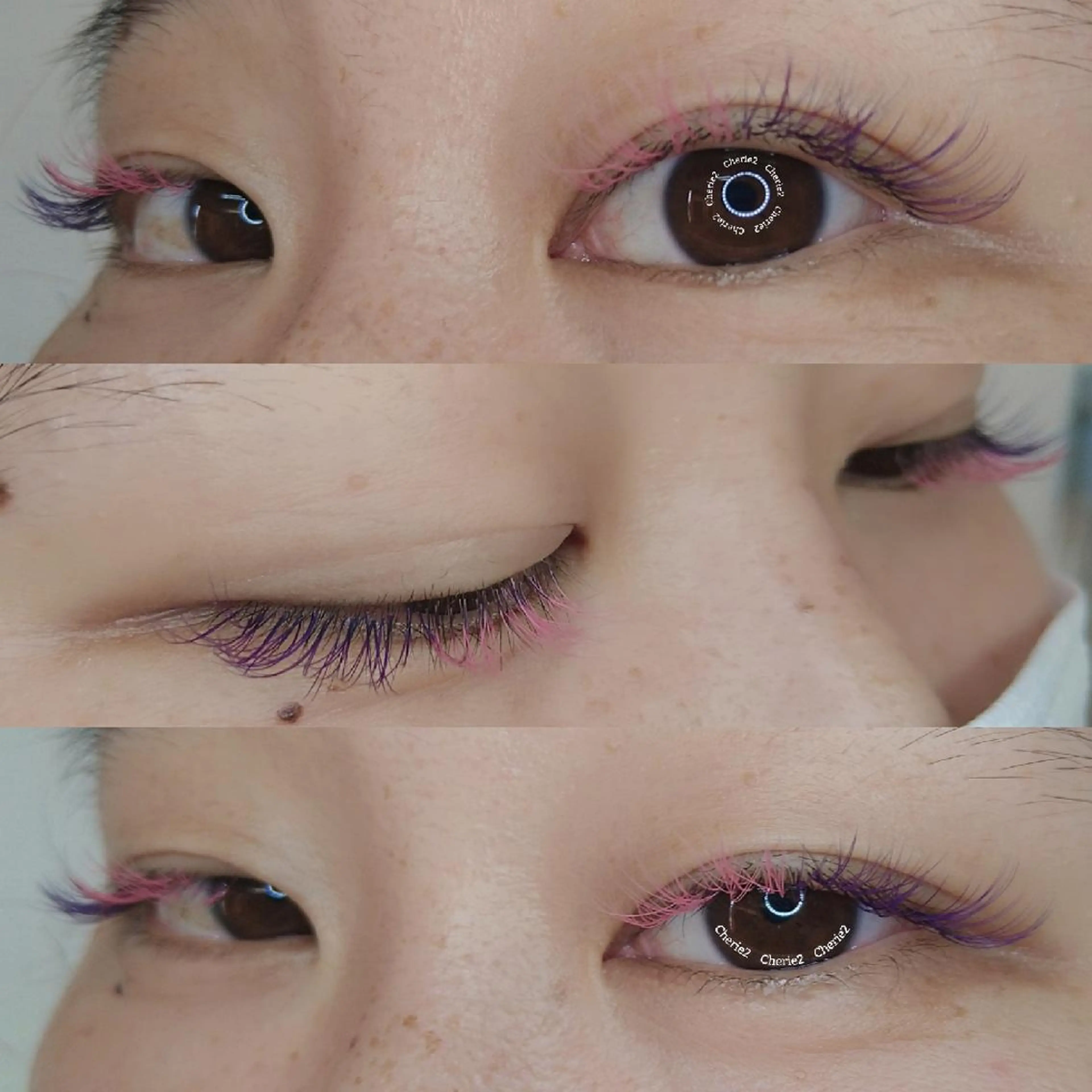 マツエク・マツパ カラーマツエク のなか みきのマツエク・マツパデザイン