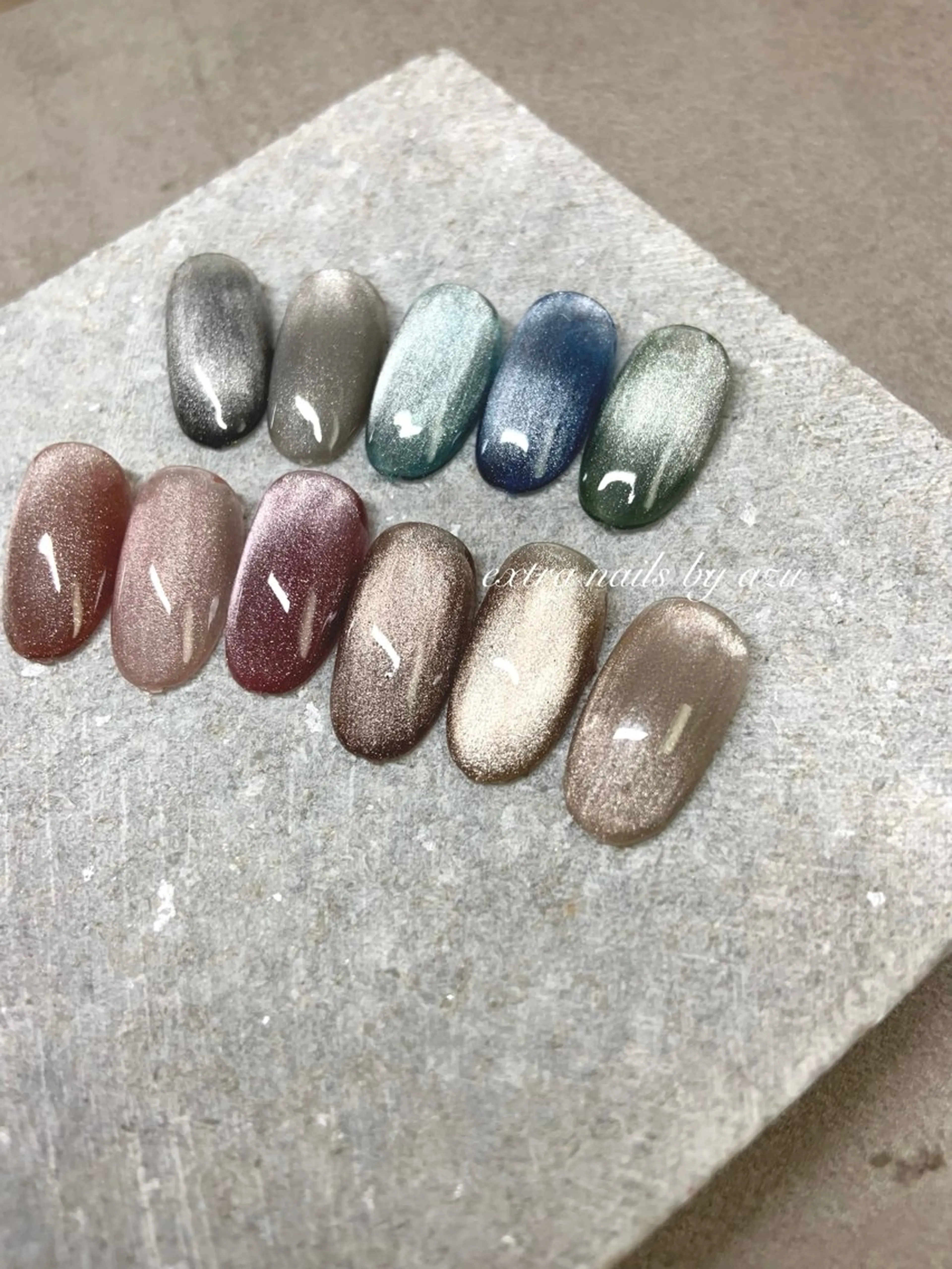 ネイル ハンドネイル extranails /wax　azuのネイルデザイン
