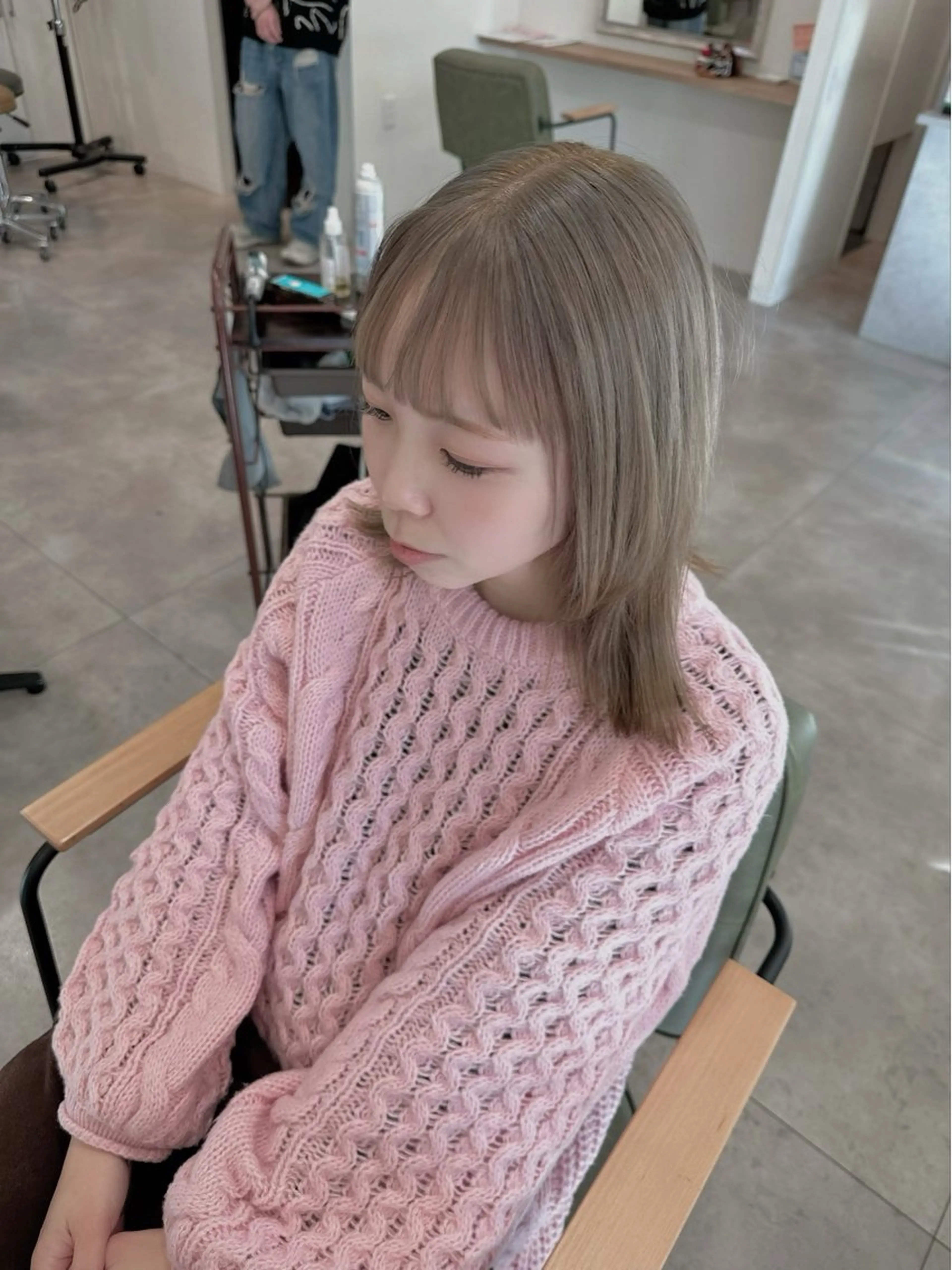 ミディアム desirbeaux 板垣鈴香のヘアスタイル