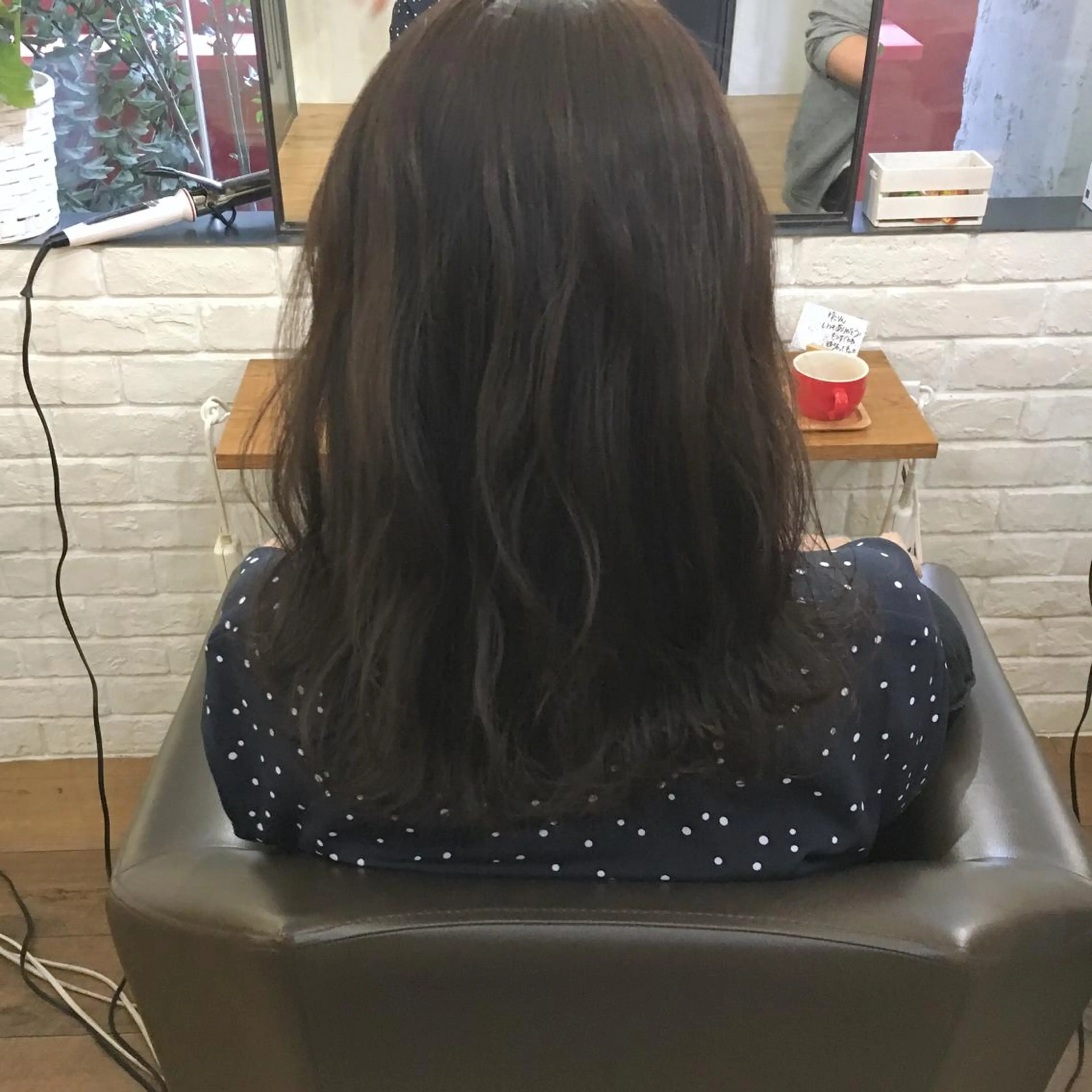 セミロング カラー アディクシーカラー 透明感カラー 上川 美幸のヘアスタイル