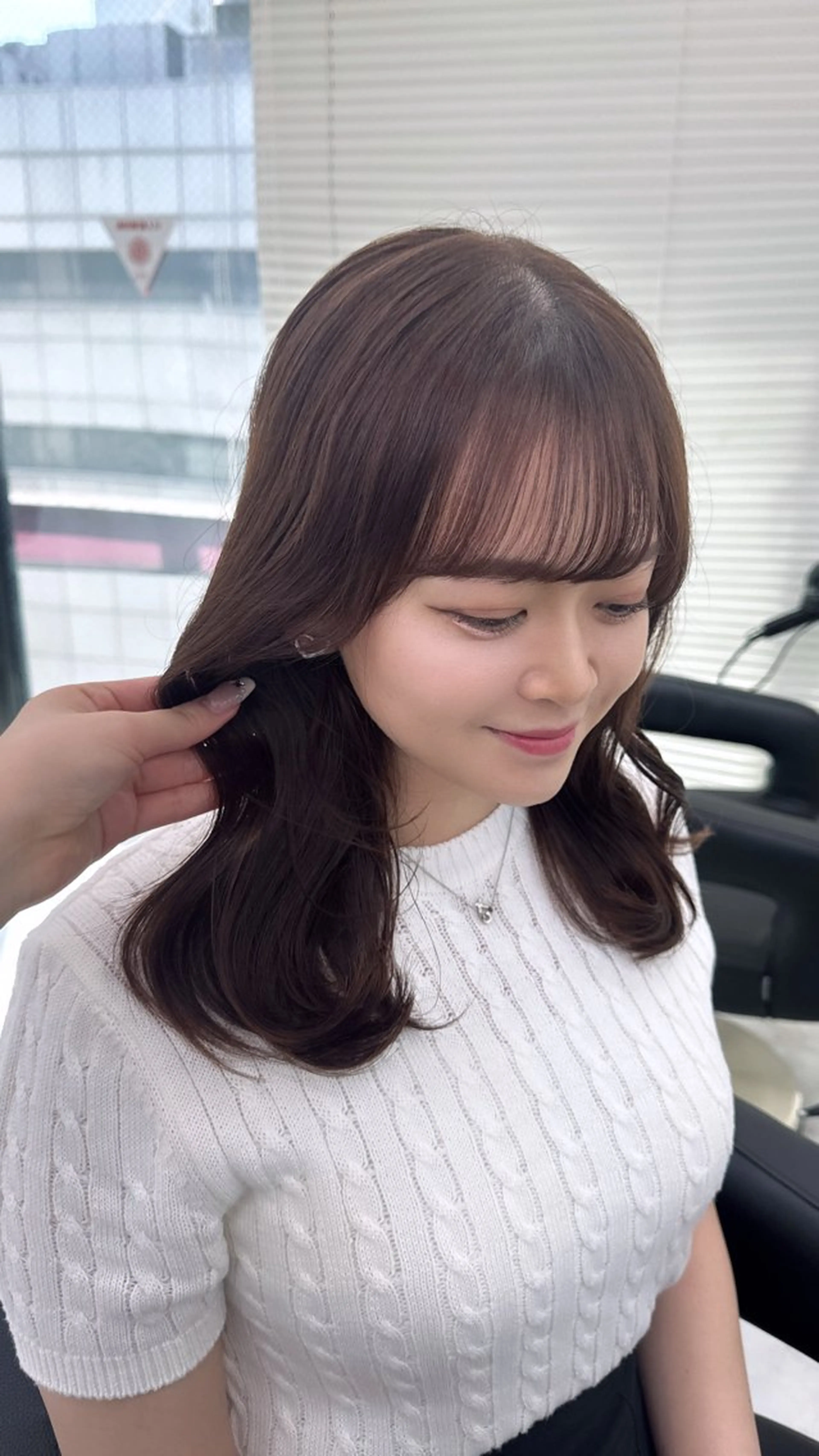 セミロング カラー カット ヘアカラー ヘッドスパ ヘアセット 🎀愛されgirly ヘア🫧Ayakaのヘアスタイル