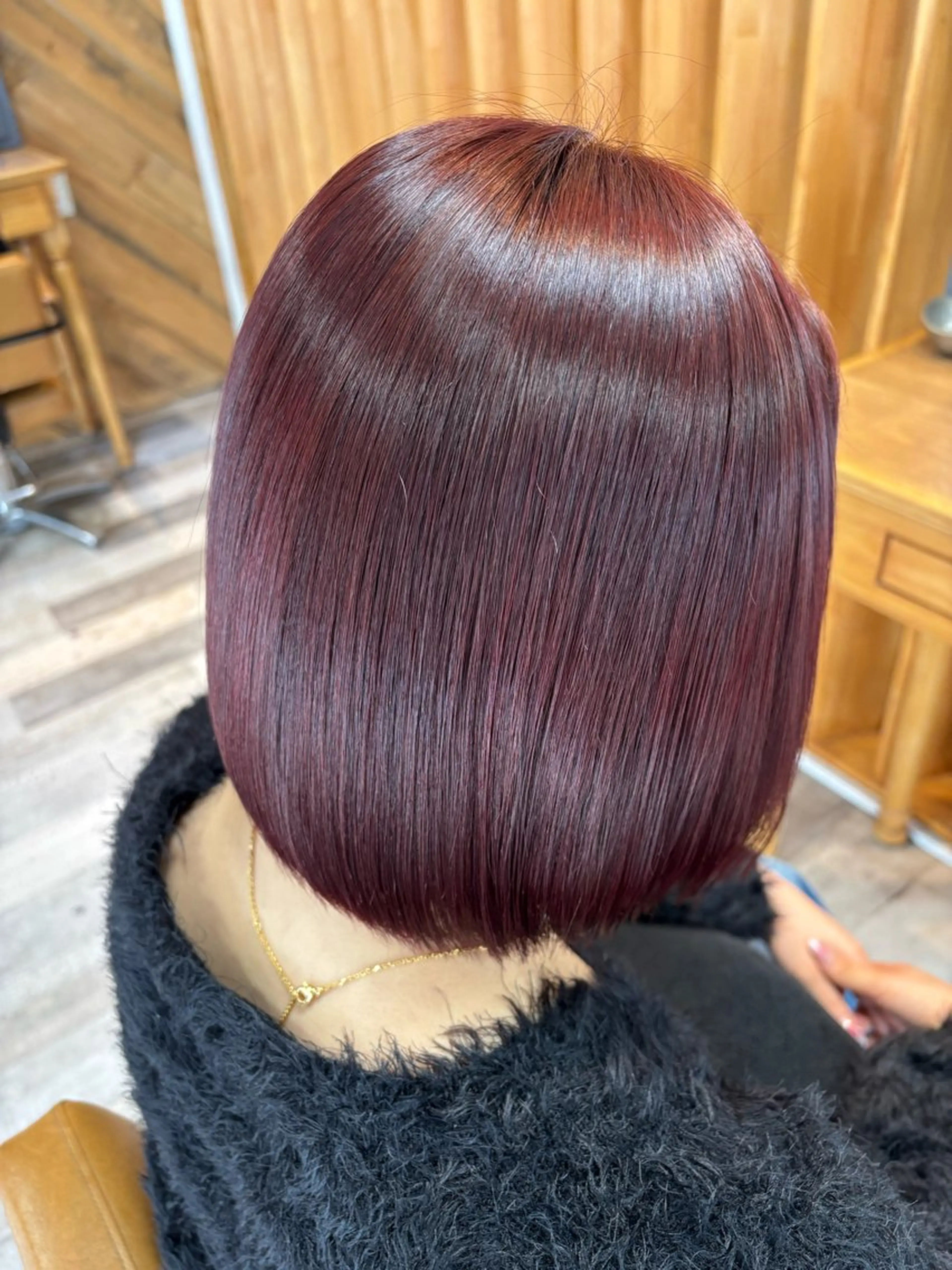 ミディアム カット ヘアカラー トリートメント col 　asahikawa所属・岡本樹一/髪質改善 縮毛矯正/カラー🍁のヘアスタイル