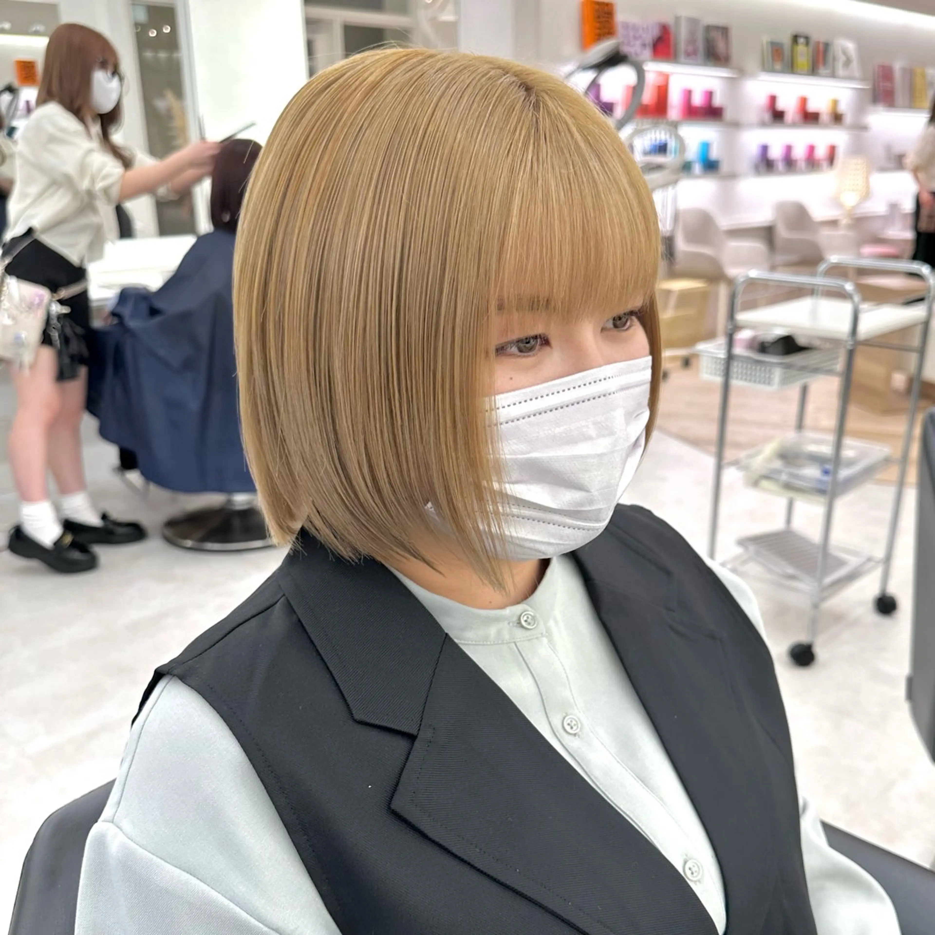 ミディアム カラー ヘアカラー Parve Mix/ 金森のヘアスタイル