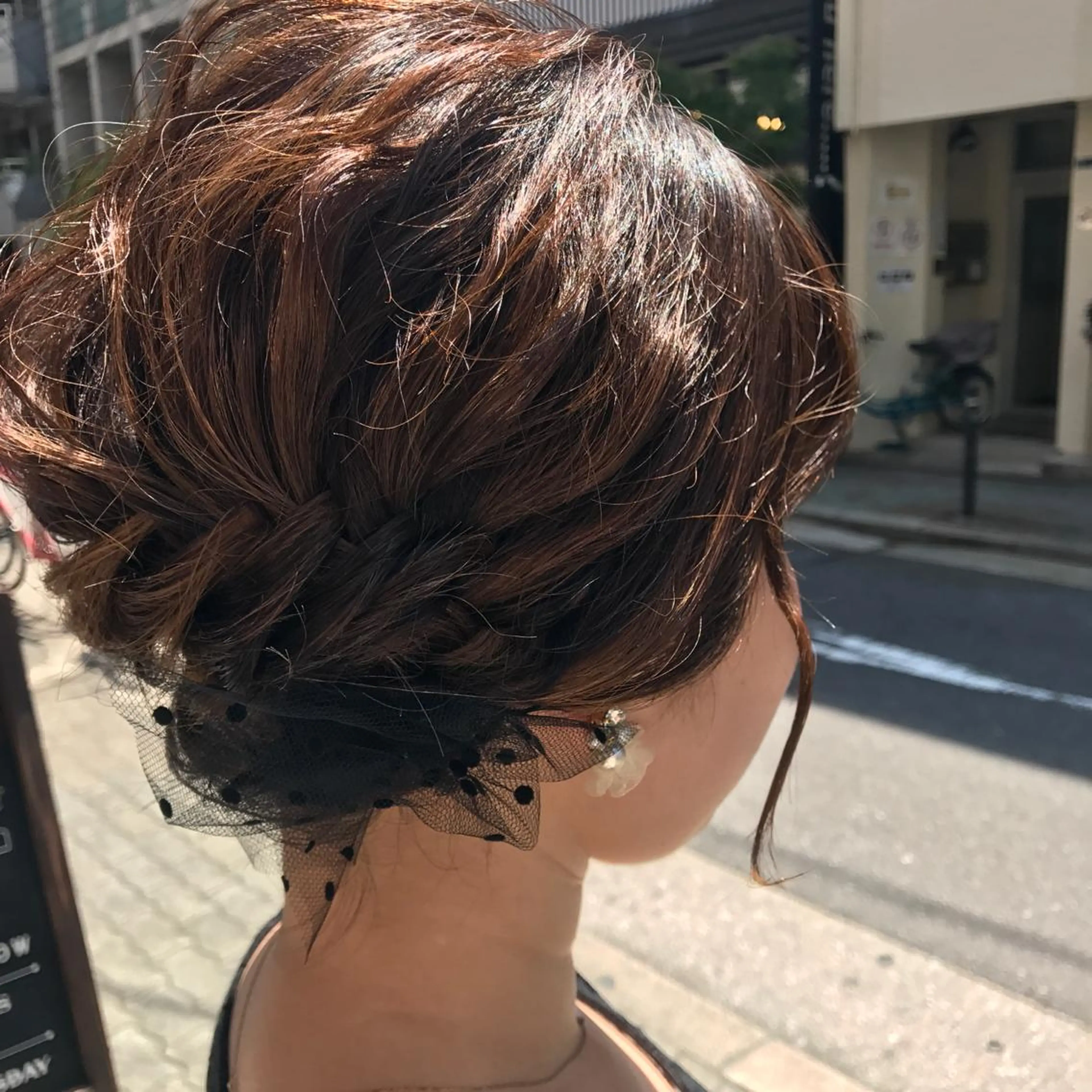 ミディアム analogue所属・u harukaのヘアスタイル