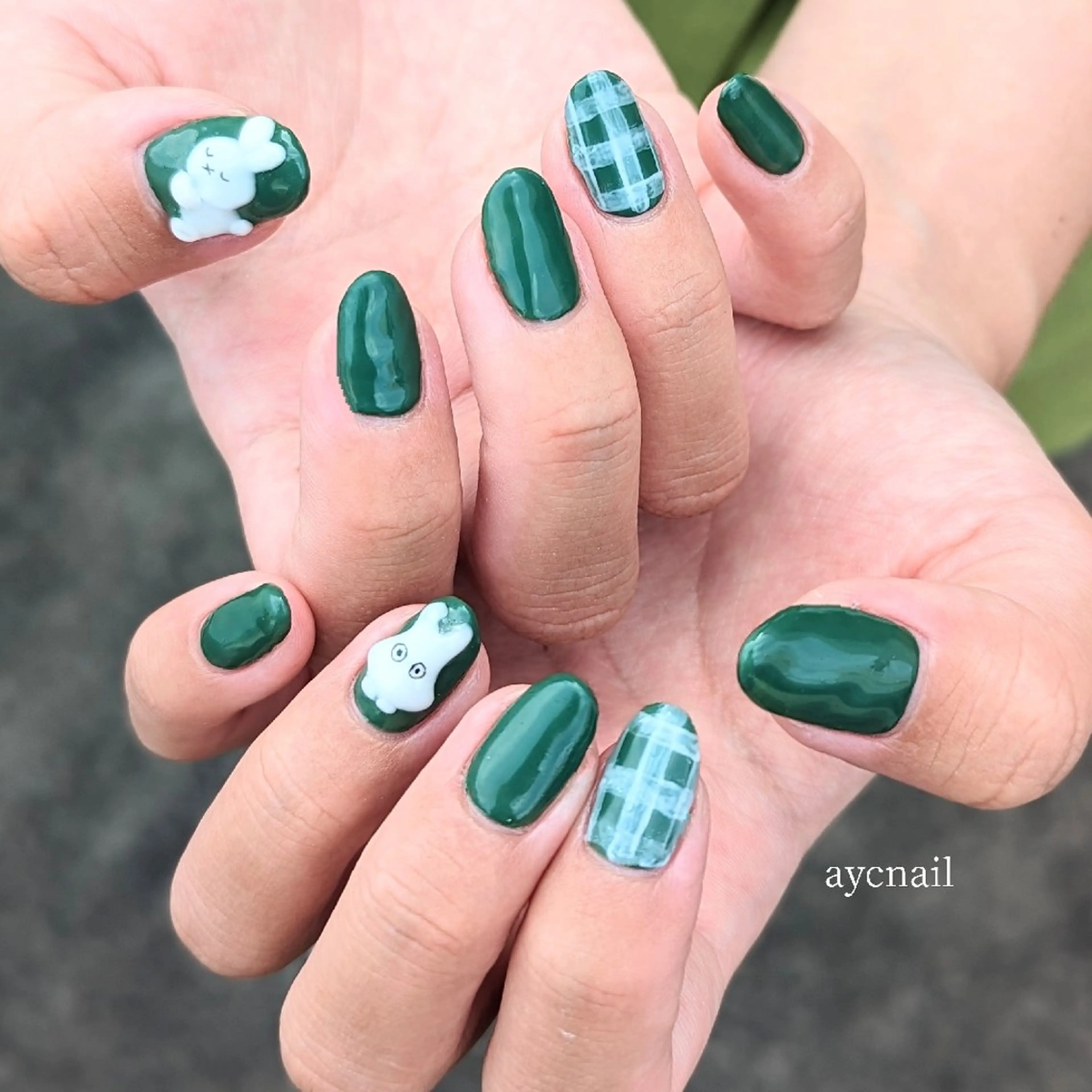 キッズ ハンドネイル aycnail 　Ayakaのネイルデザイン