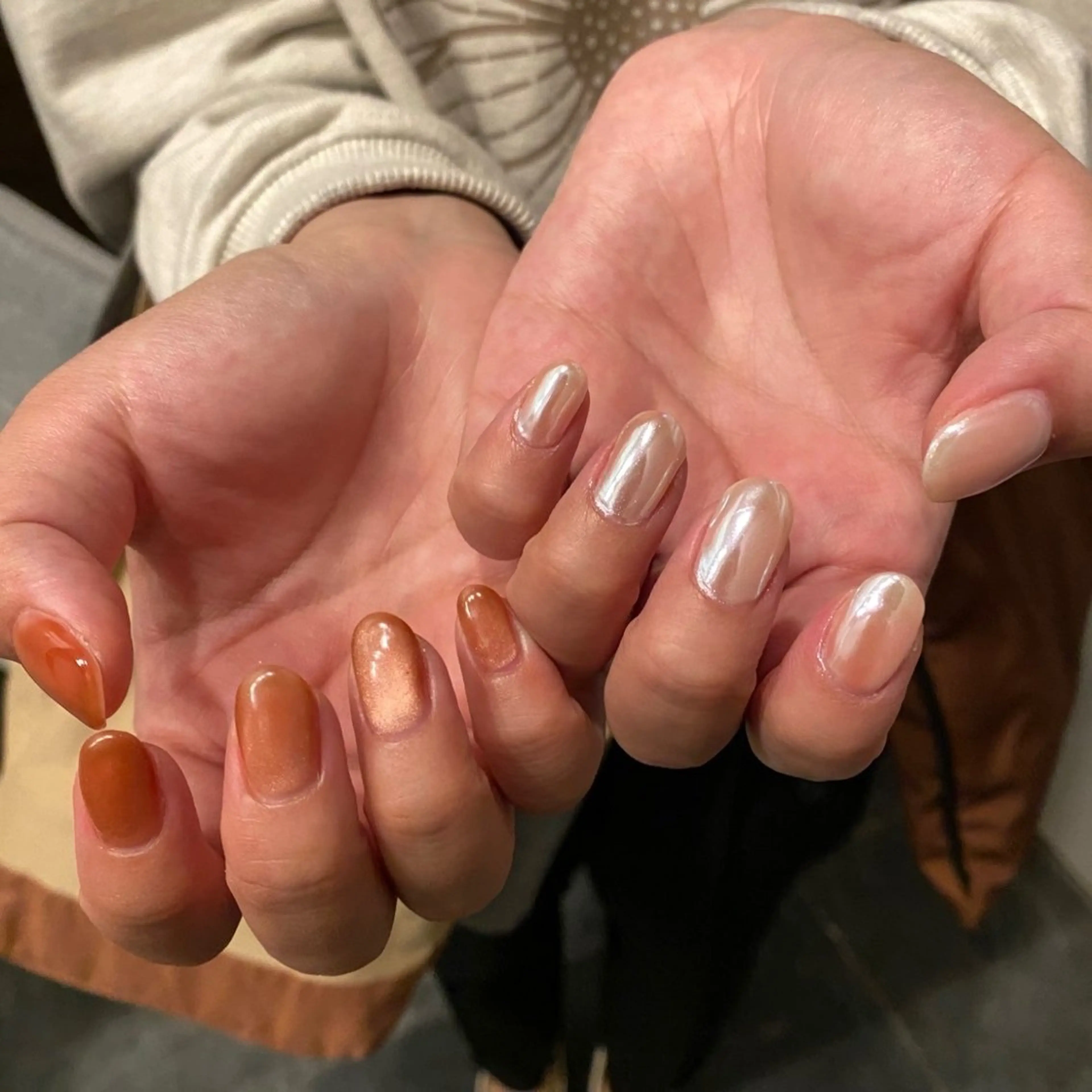 ネイル オーロラネイル RIHO ♡のネイルデザイン