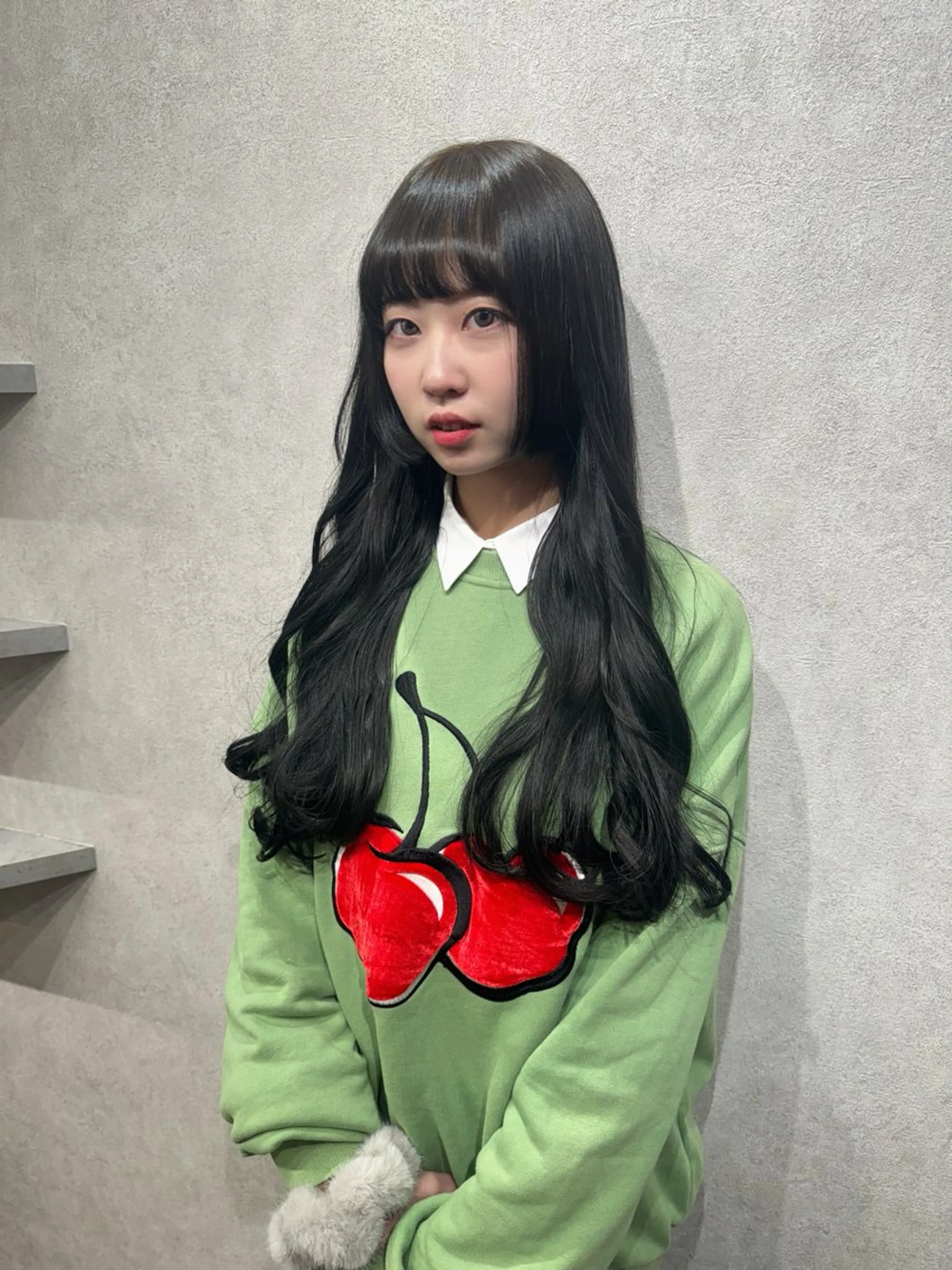 🍃気になる癖に🍃                       顔まわり縮毛➕保湿トリートメント【超音波アイロン付き】の写真