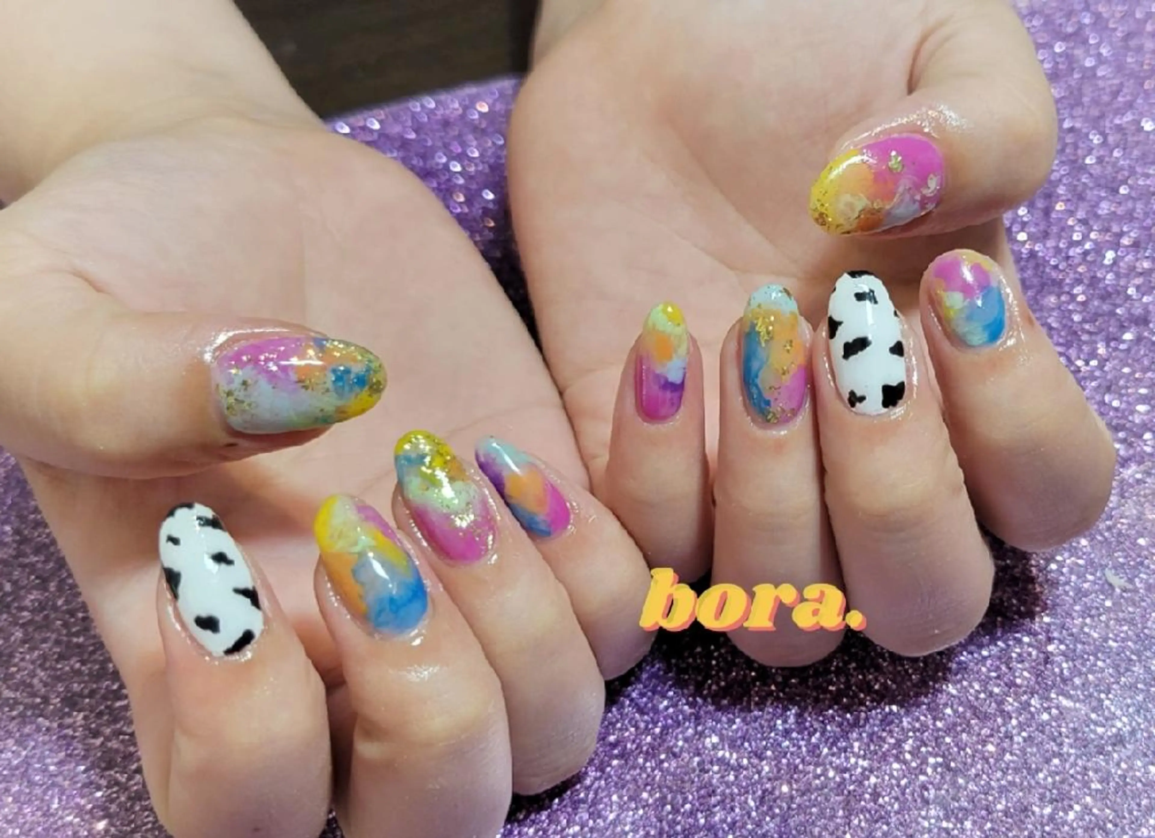 ネイル 持ち込み 💜bora .のネイルデザイン