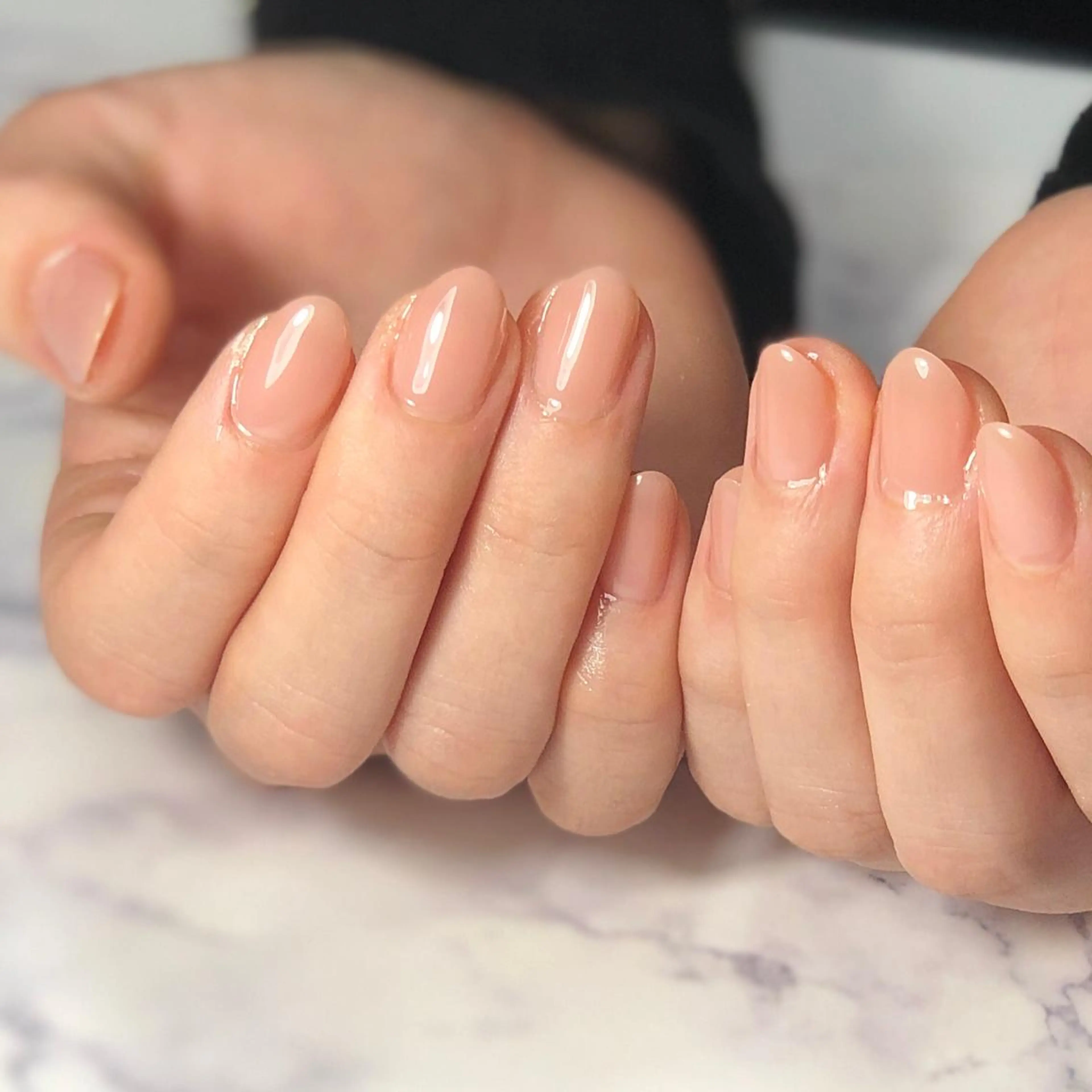 ネイル フレンチネイル ジェルネイル オフィスネイル ワンカラーネイル ぷっくりネイル 辻野 和枝のネイルデザイン