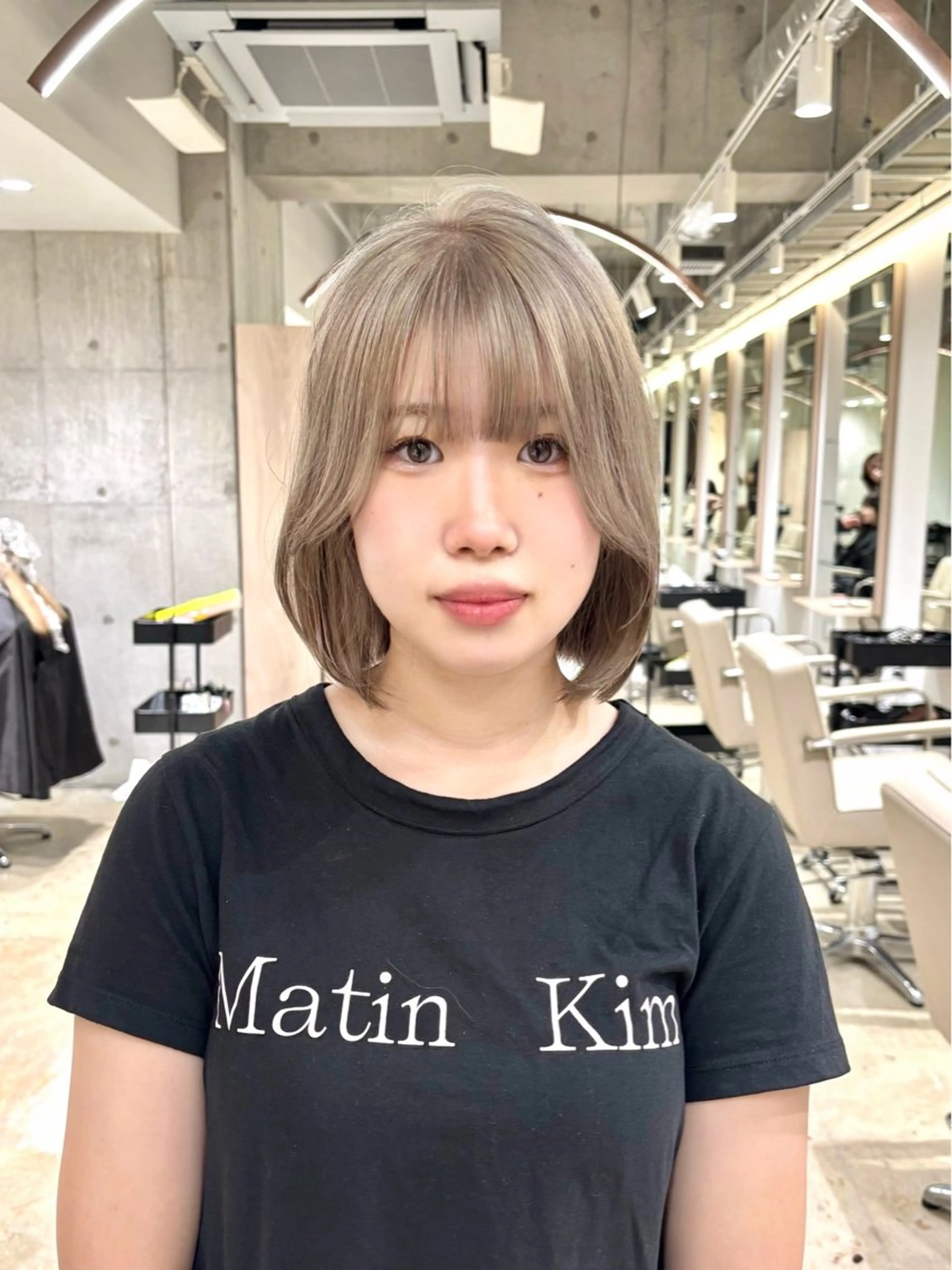 ショート カラー ヘアカラー トリートメント ヘッドスパ ヘアセット ブリーチカラー/似合 せ🎀amika🎀のヘアスタイル