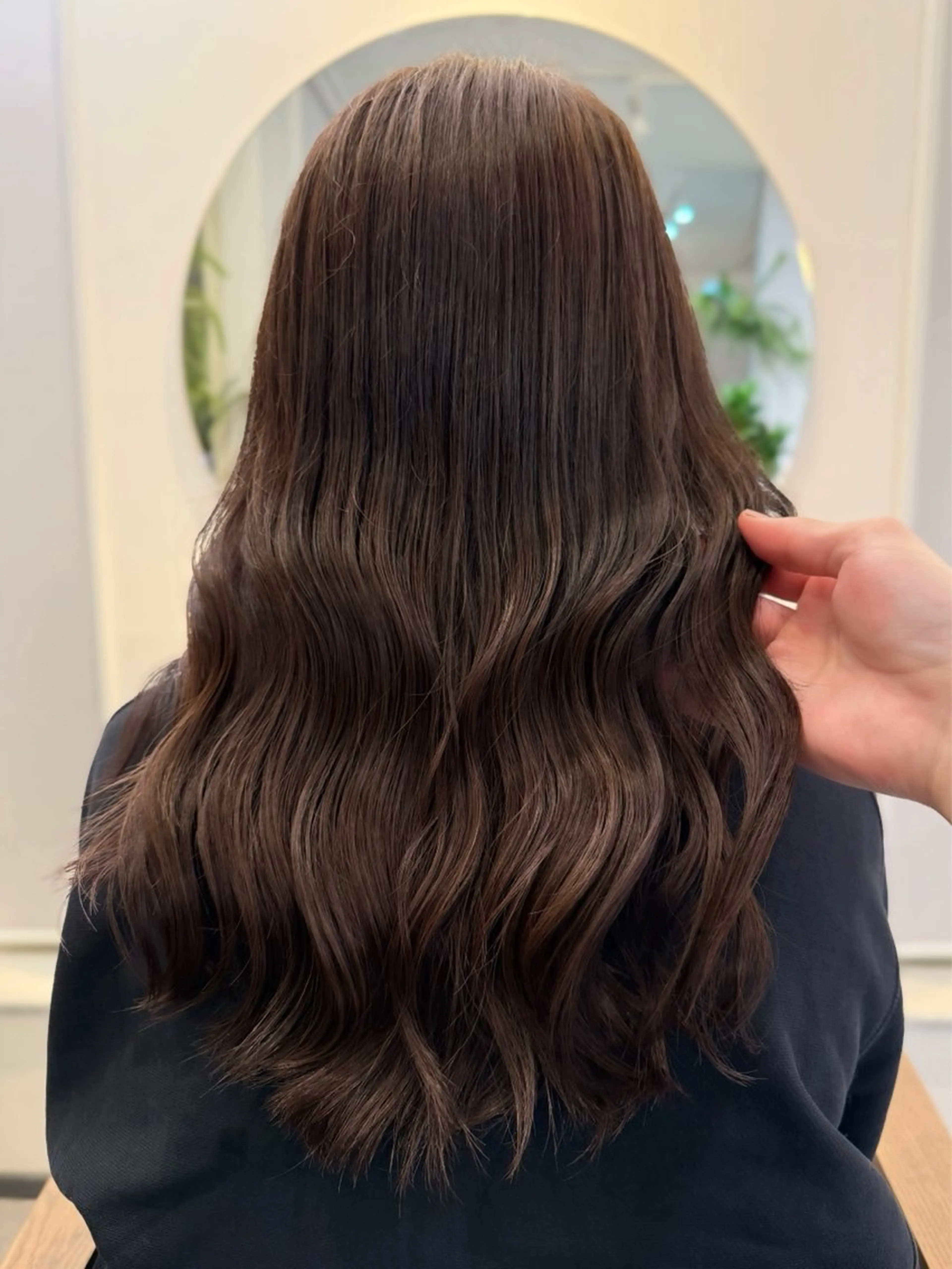 ロング カラー カット ヘアカラー トリートメント こもり なおやのヘアスタイル