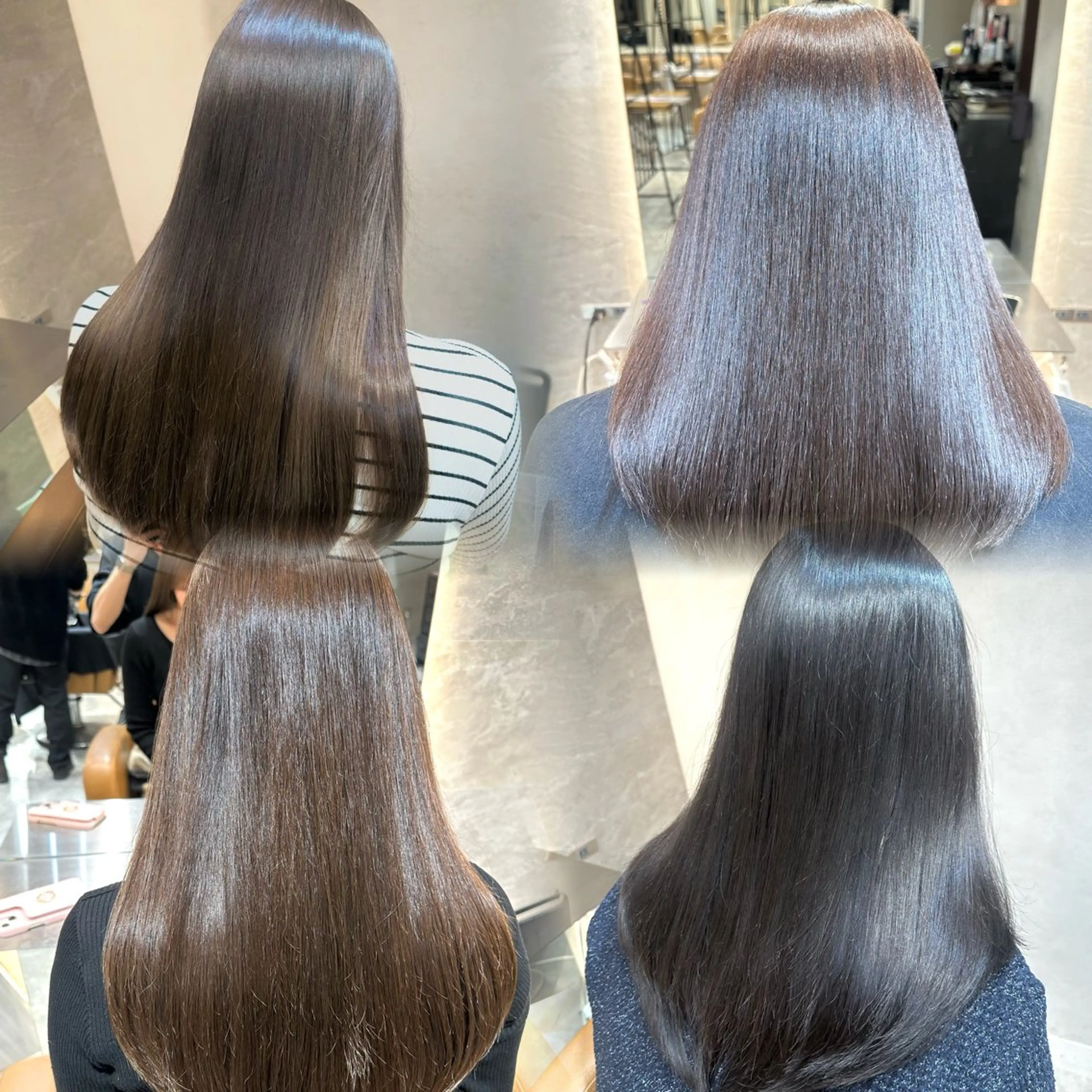 ロング 髪質改善 縮毛矯正 トリートメント カット ヘアカラー 縮毛矯正 トリートメント 銀座副店長/レイヤー /韓国ヘア/髪質改善のヘアスタイル