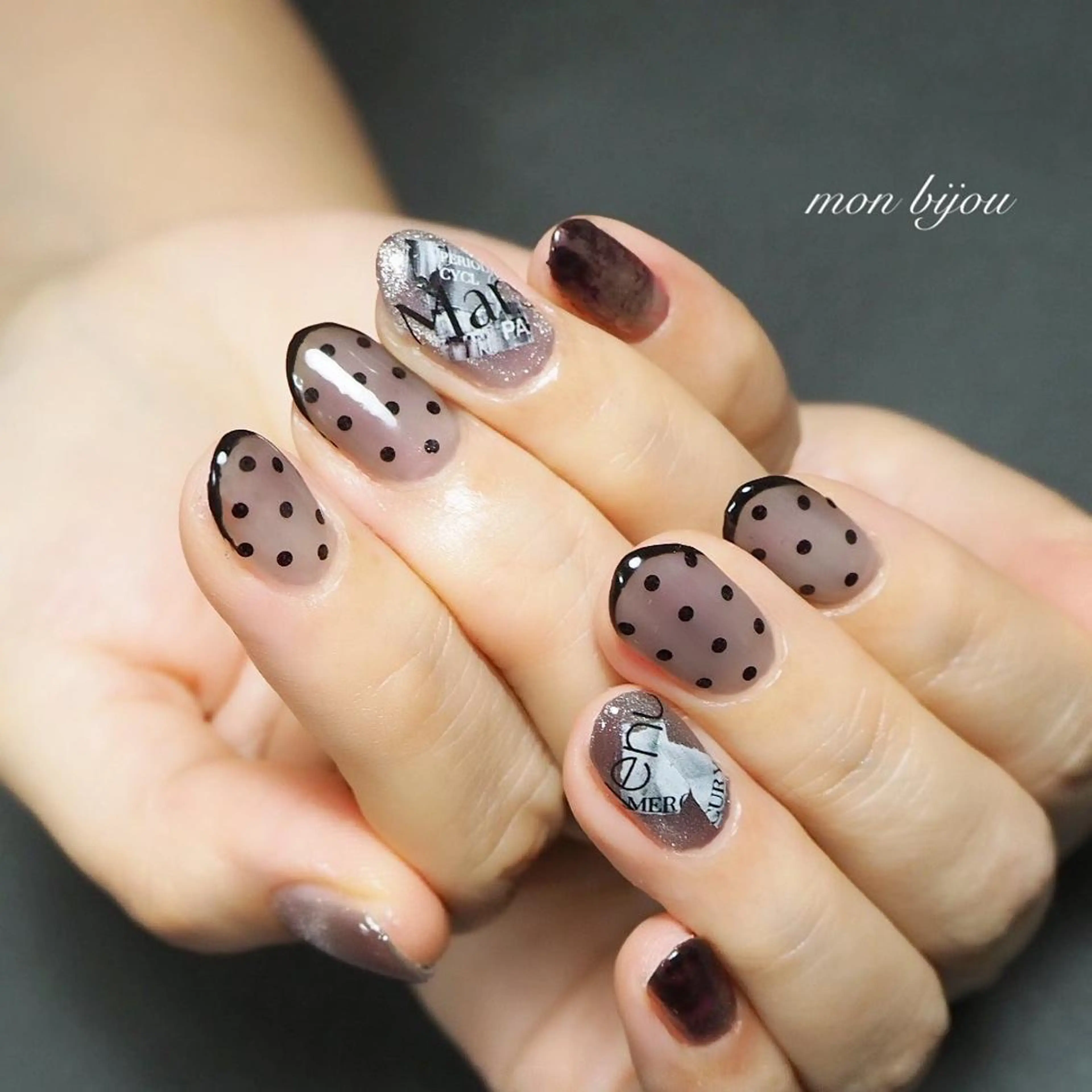 ネイル ハンドネイル ハンドケア mon bijou 坪井のネイルデザイン